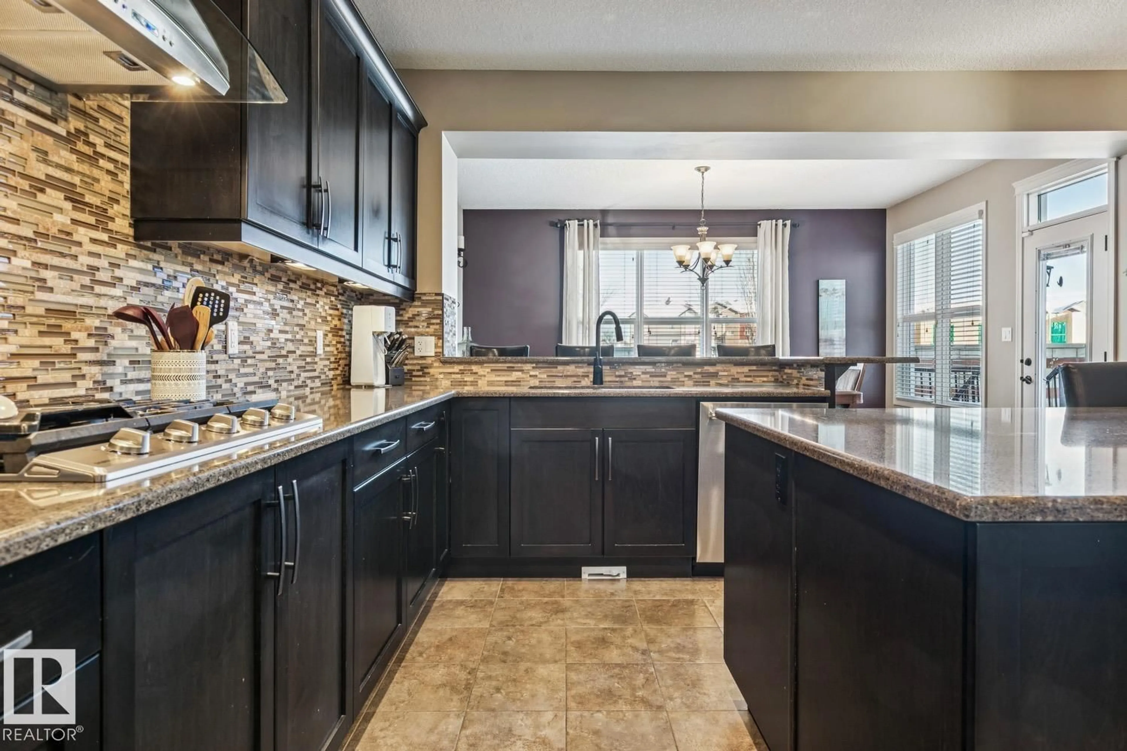 Contemporary kitchen, ceramic/tile floor for SW - 3673 ATKINSON LO, Edmonton Alberta T6W0X1