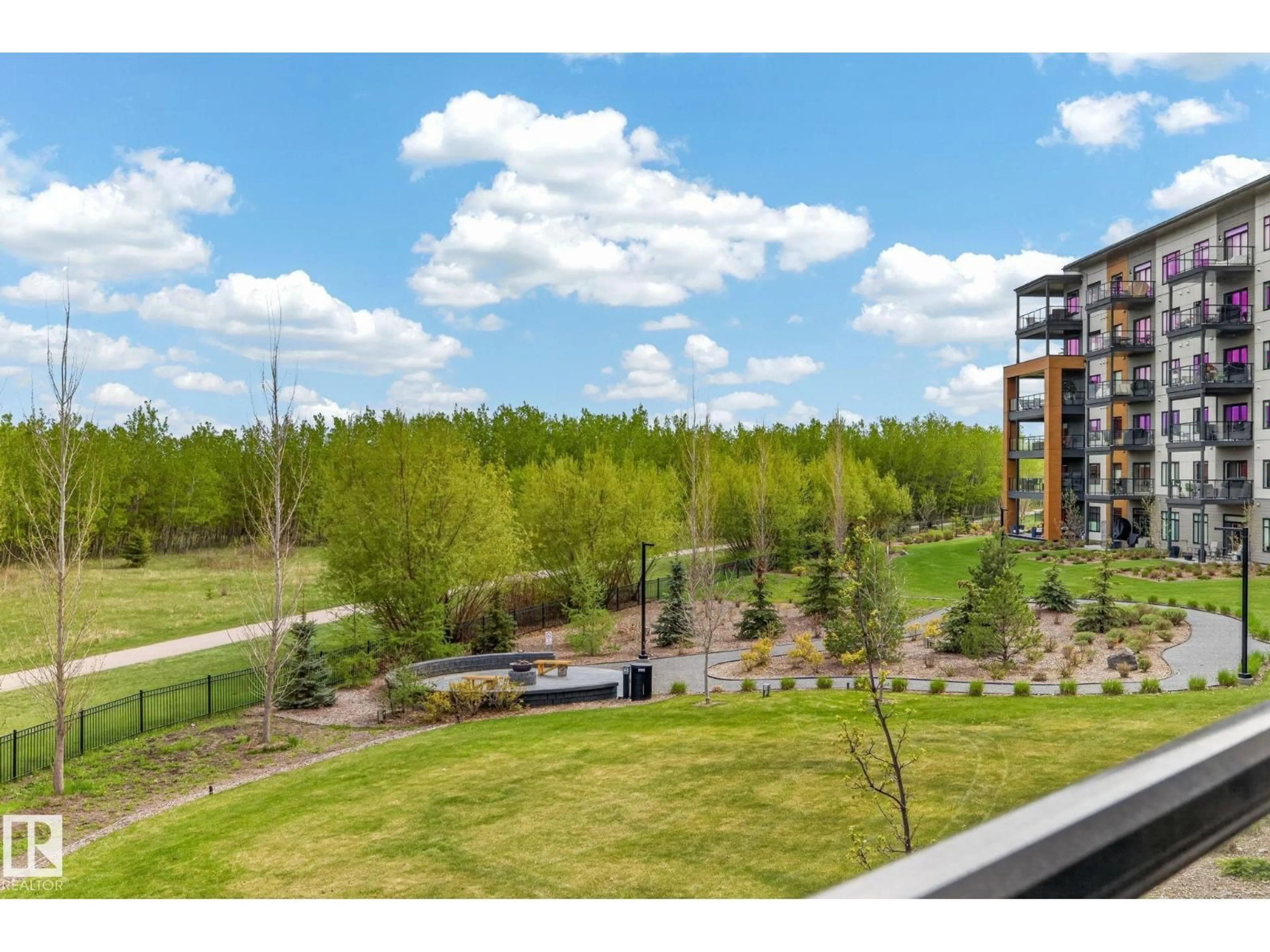A pic from outside/outdoor area/front of a property/back of a property/a pic from drone, unknown for 207 - 7463 MAY CM, Edmonton Alberta T6R0X1