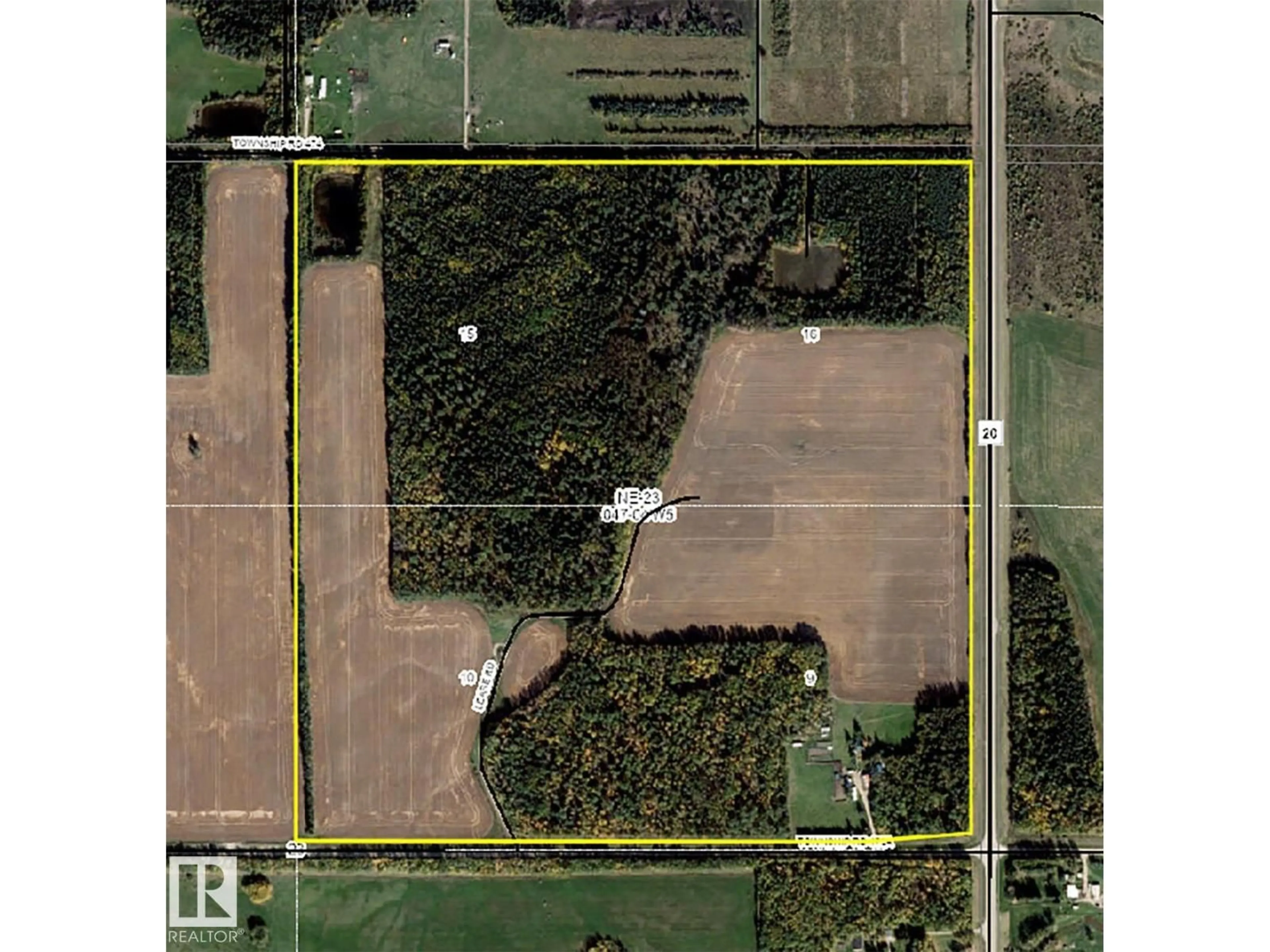 A pic from outside/outdoor area/front of a property/back of a property/a pic from drone, building for 4104 TWP ROAD 473A, Rural Brazeau County Alberta T0C0P0