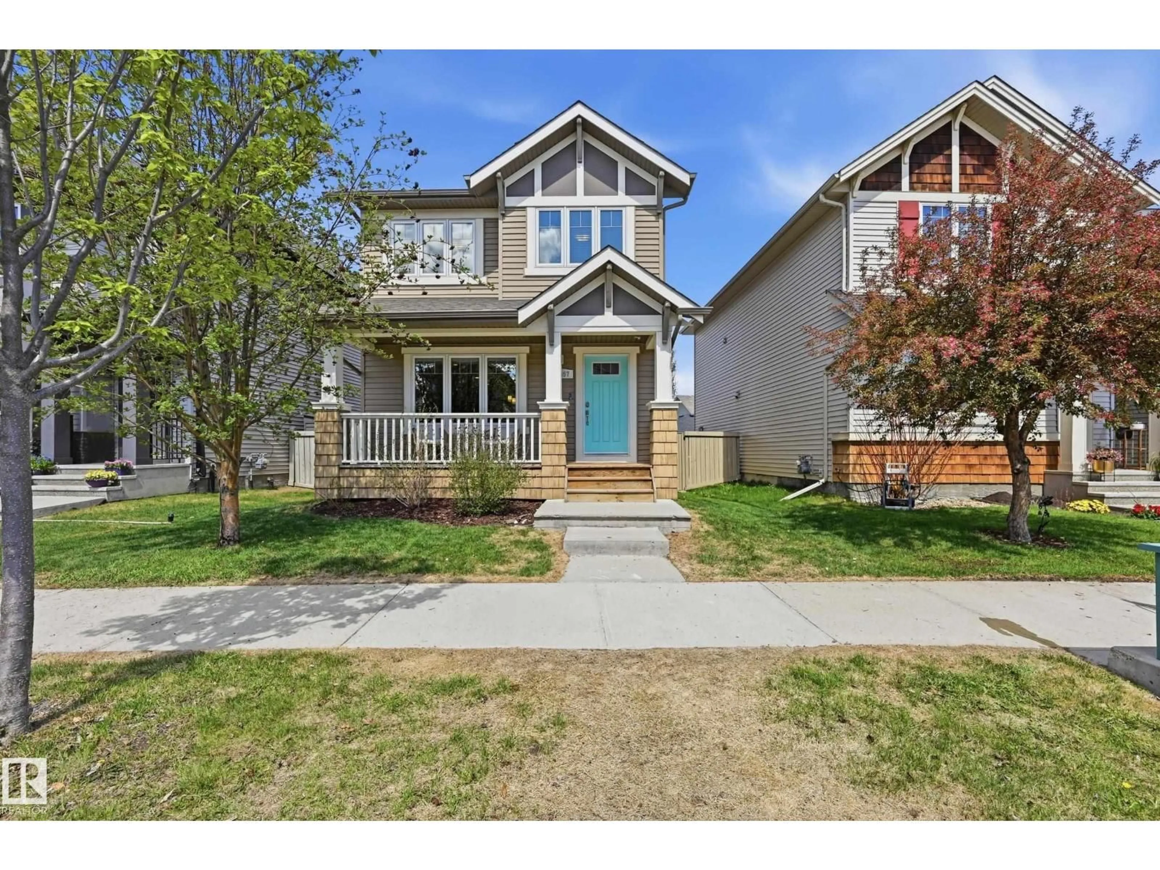 Home with vinyl exterior material, street for 3457 CUTLER CR, Edmonton Alberta T6W2B3