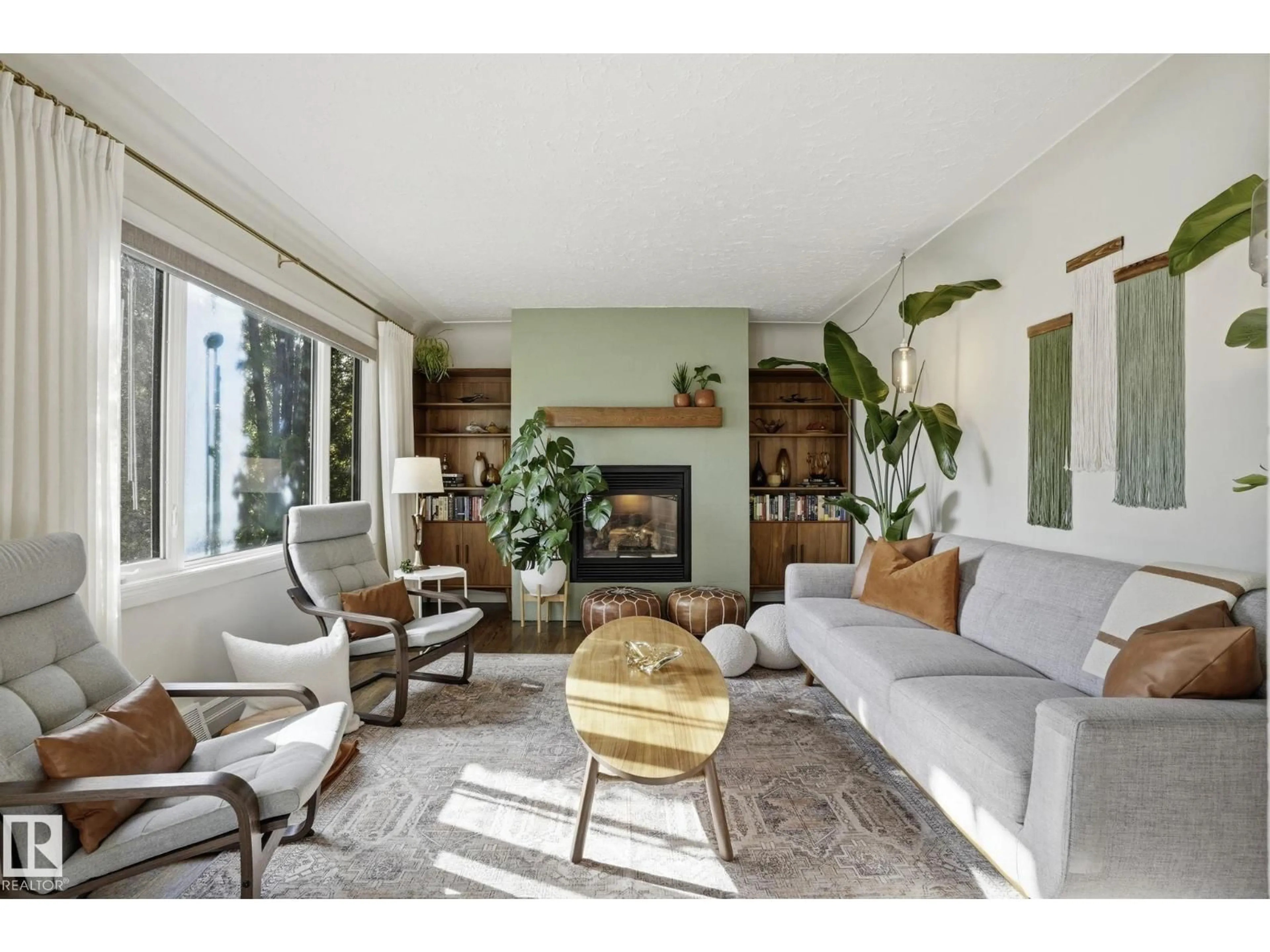 Living room with furniture, unknown for 4 LANGLEY DR, Fort Saskatchewan Alberta T8L2L5