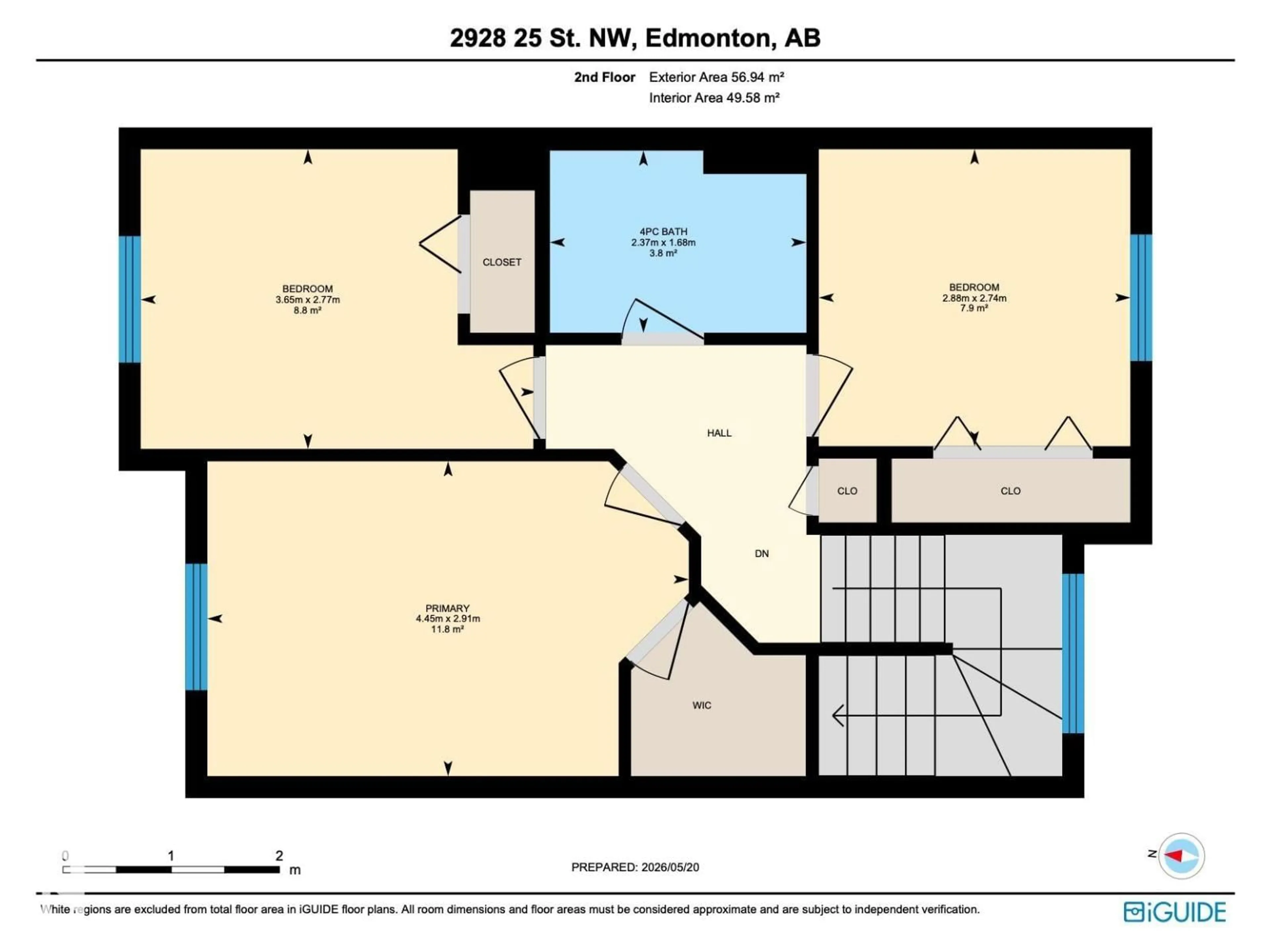 Floor plan for 2928 25 ST, Edmonton Alberta T6T1Z9