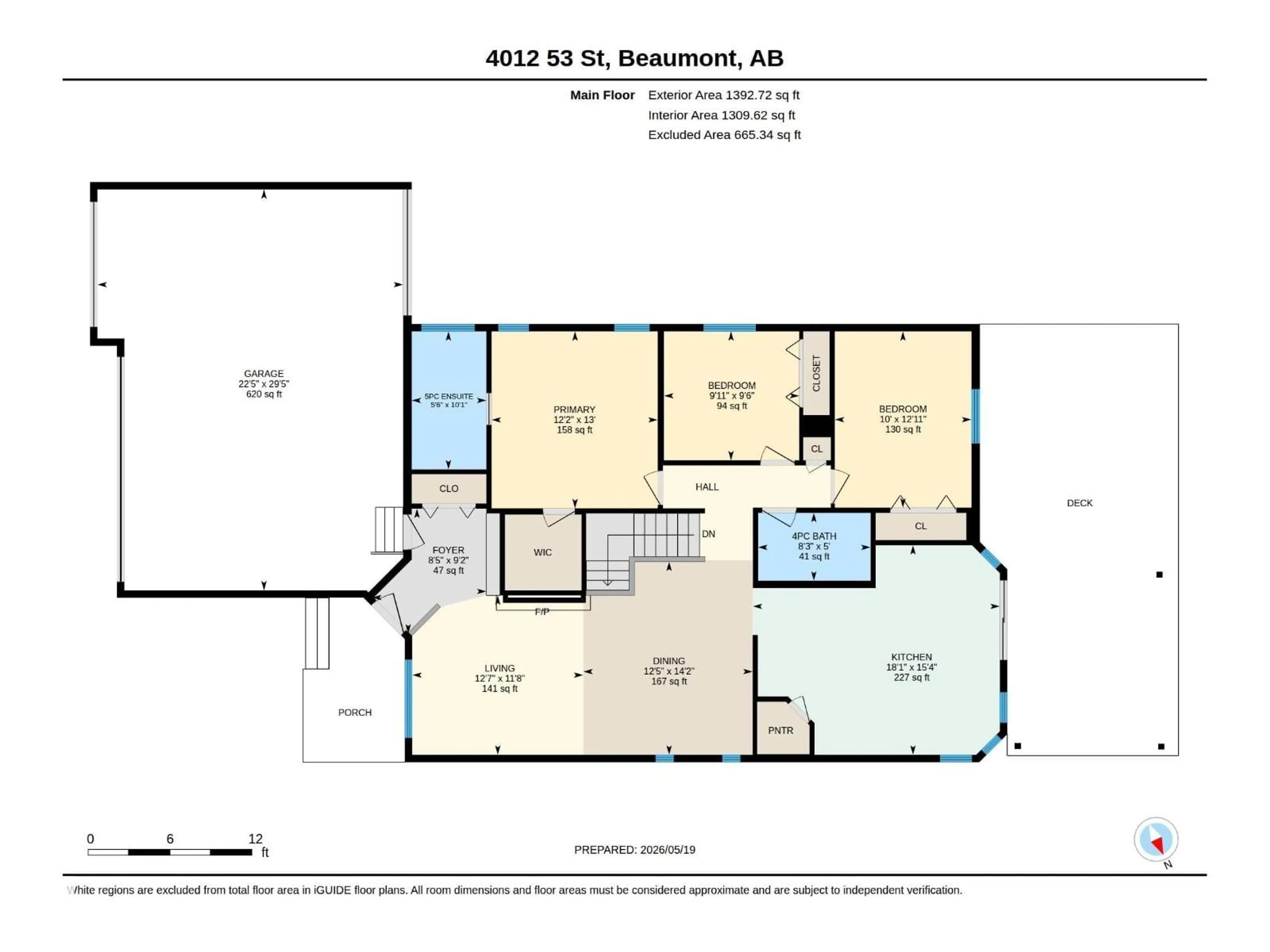 Floor plan for 4012 53 ST, Beaumont Alberta T4X1N4