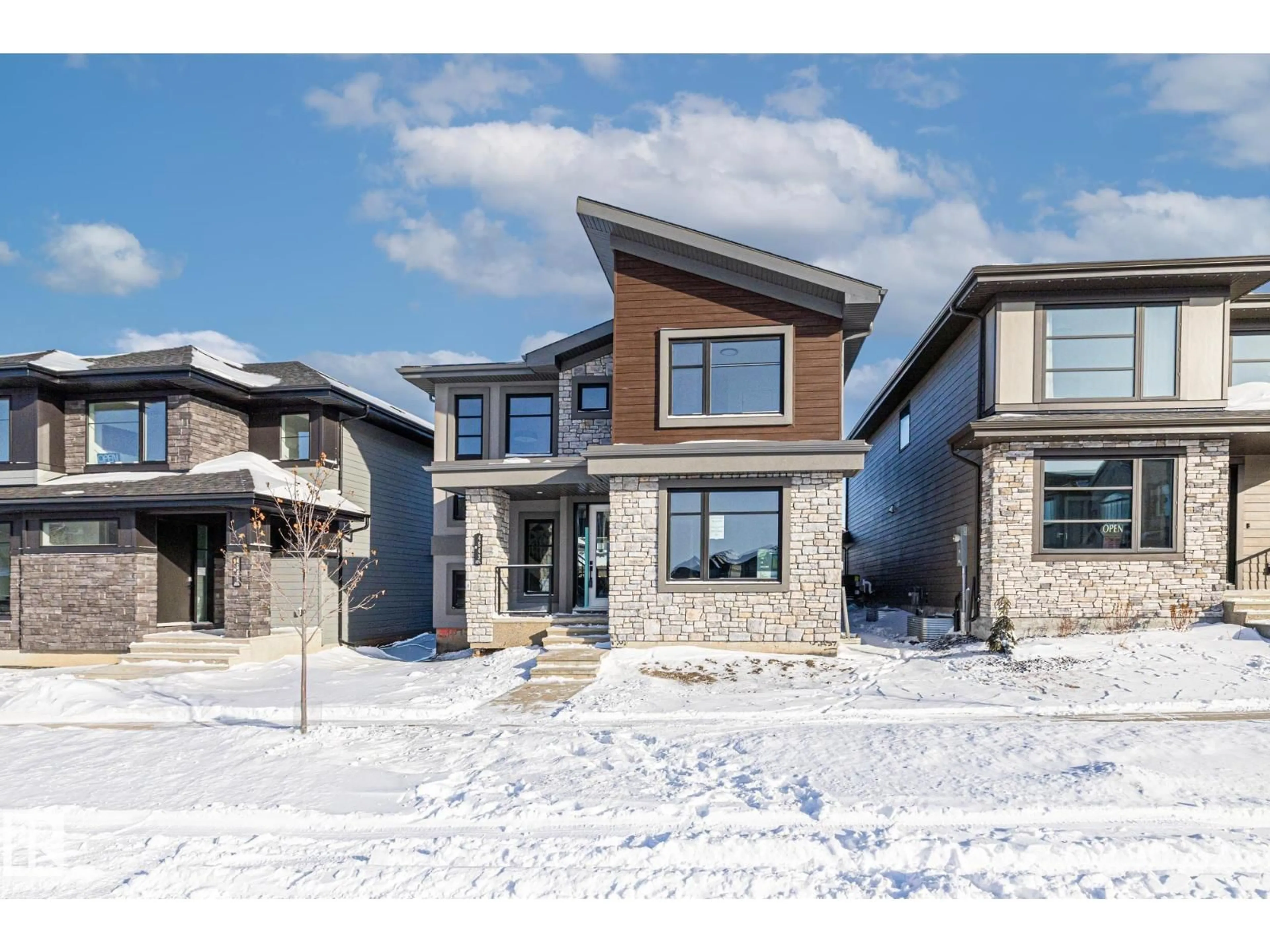 Home with brick exterior material, street for SW - 4543 KNIGHT WD, Edmonton Alberta T6W4B7
