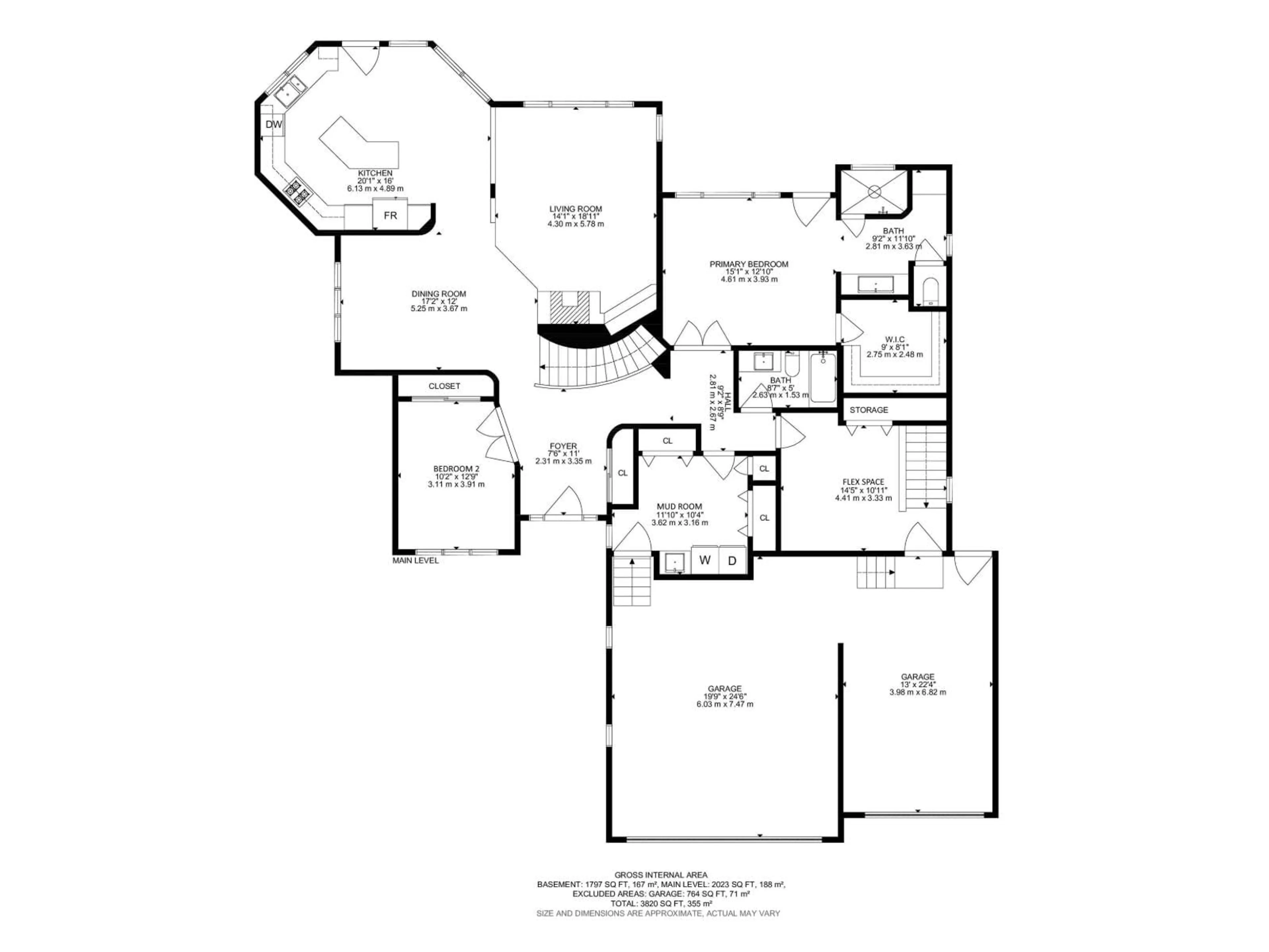 Floor plan for 485 REGENCY DR, Sherwood Park Alberta T8A5N1