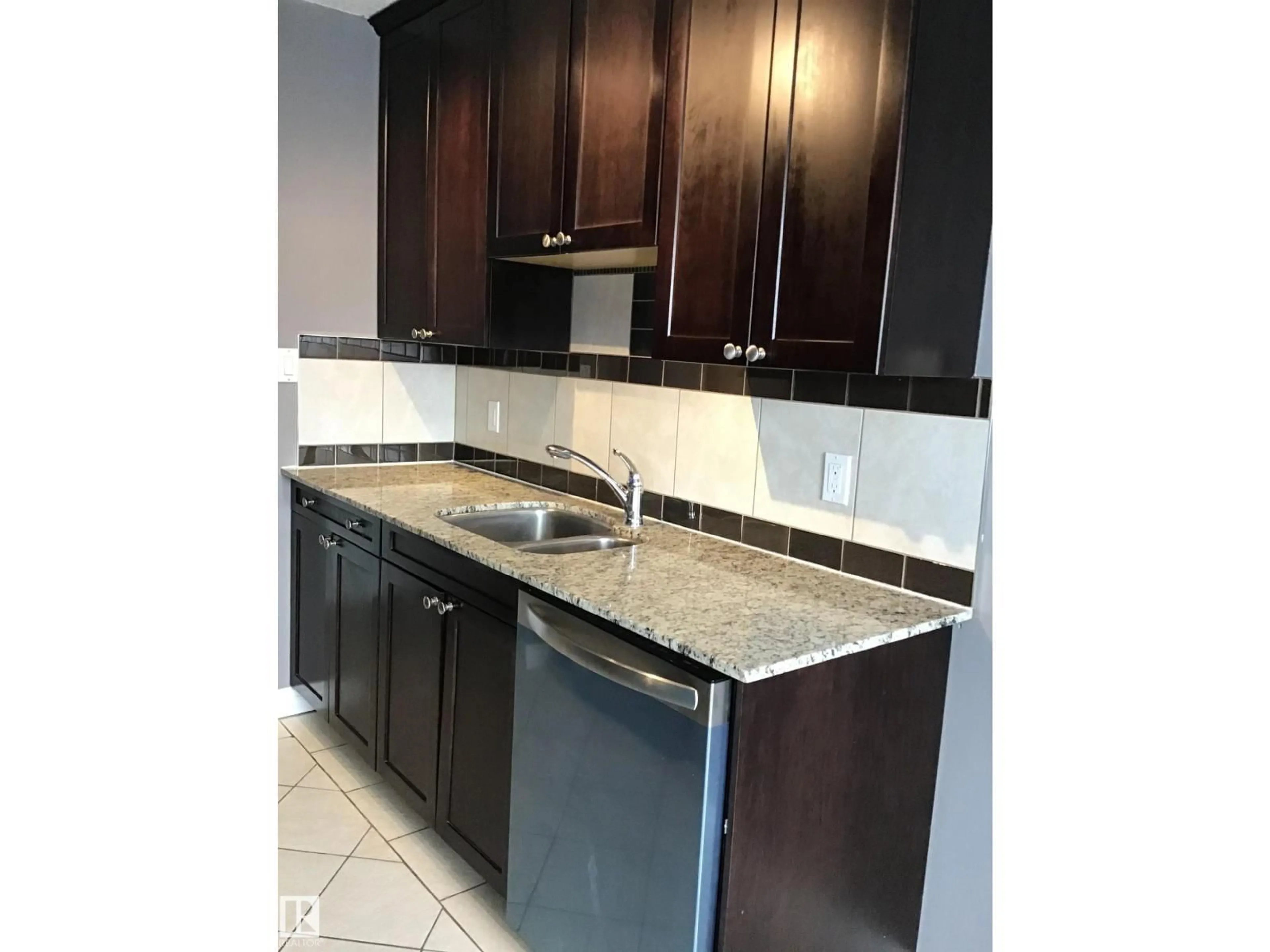 Standard kitchen, ceramic/tile floor for #402 - 10625 83 AV, Edmonton Alberta T6E2E3