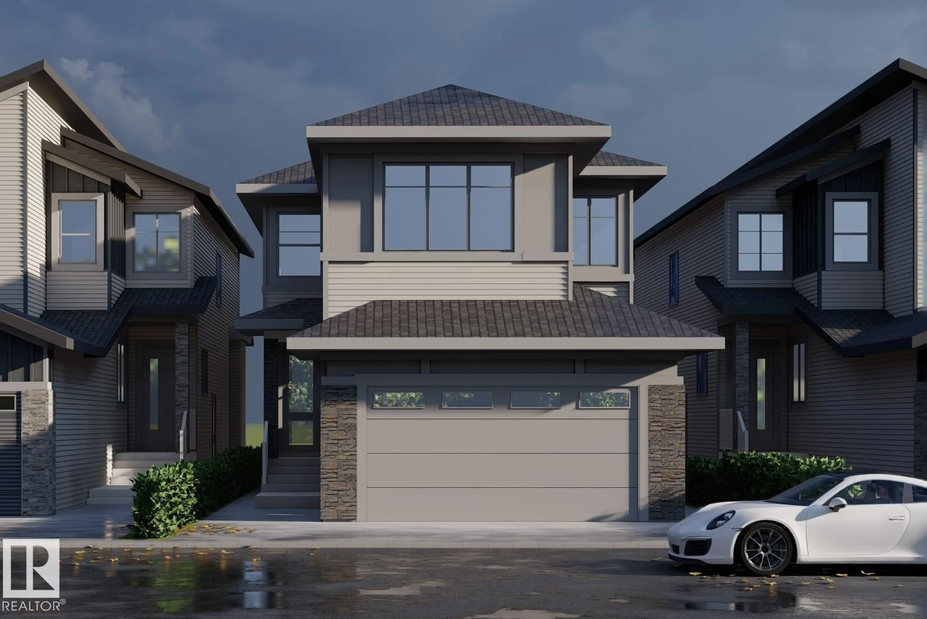 Home with brick exterior material, street for 222 ELLIOTT WD, Fort Saskatchewan Alberta T8L3V9