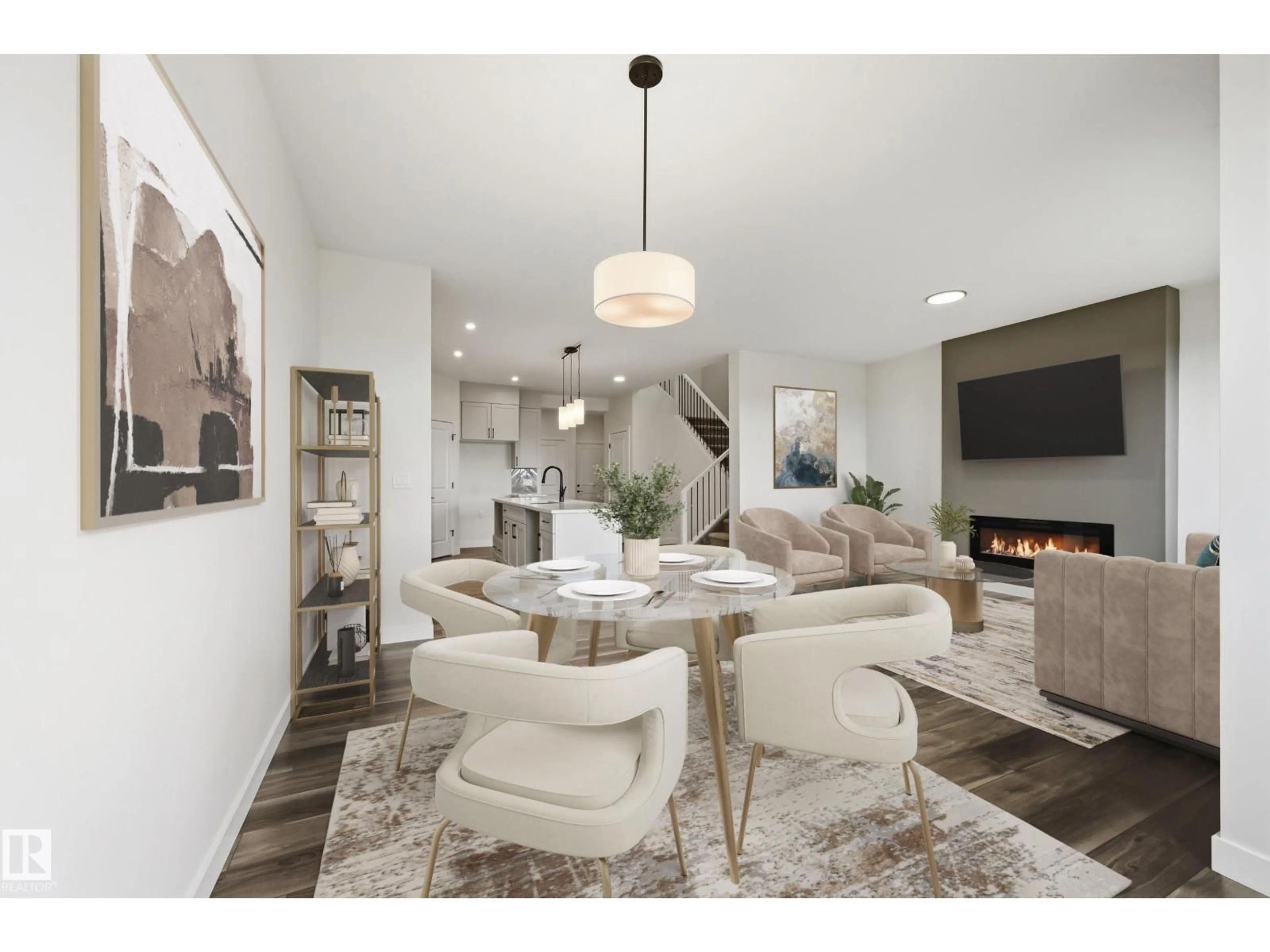 Living room with furniture, unknown for 22376 90 AV, Edmonton Alberta T5T7X2