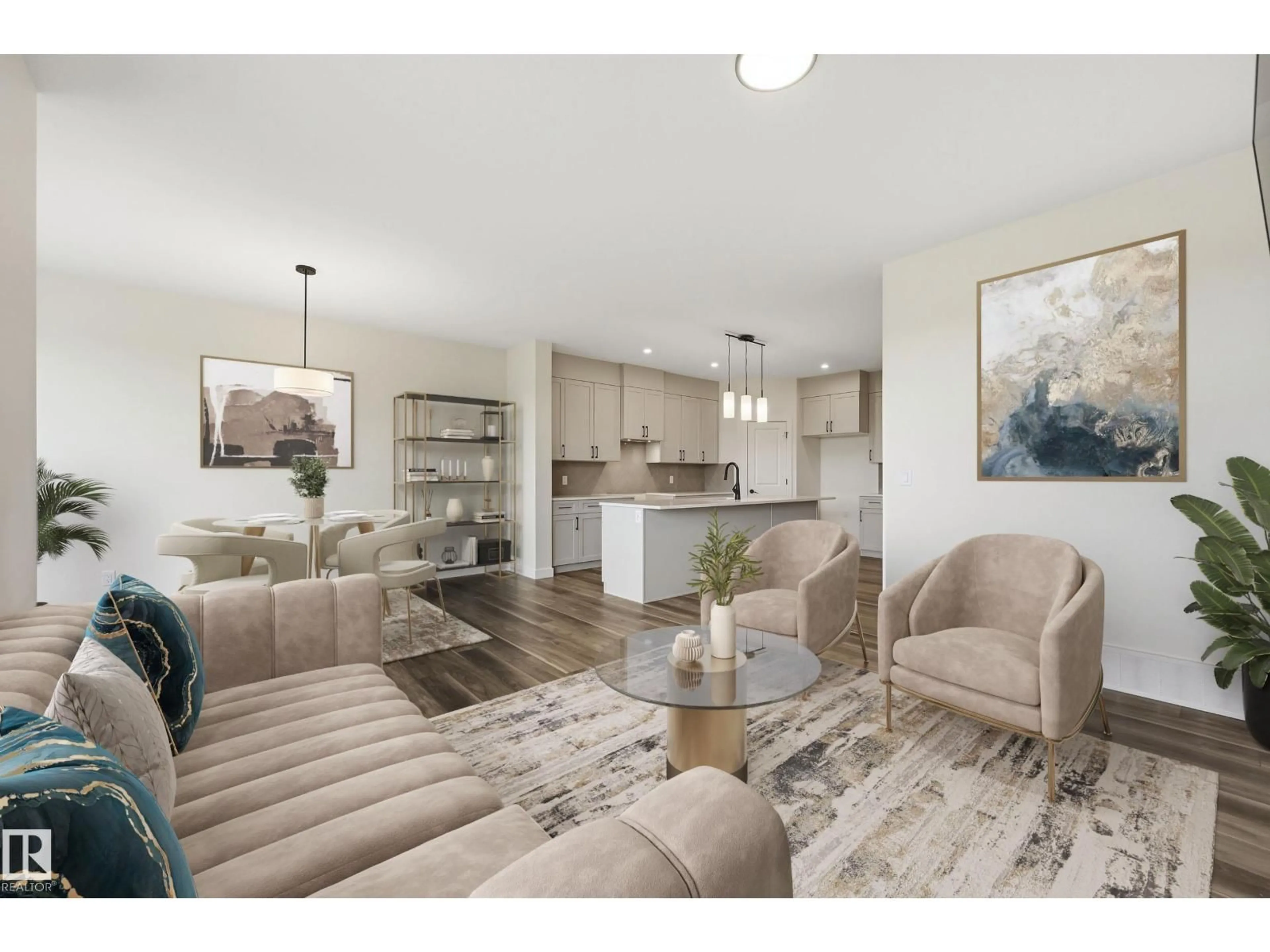 Living room with furniture, unknown for 22376 90 AV, Edmonton Alberta T5T7X2