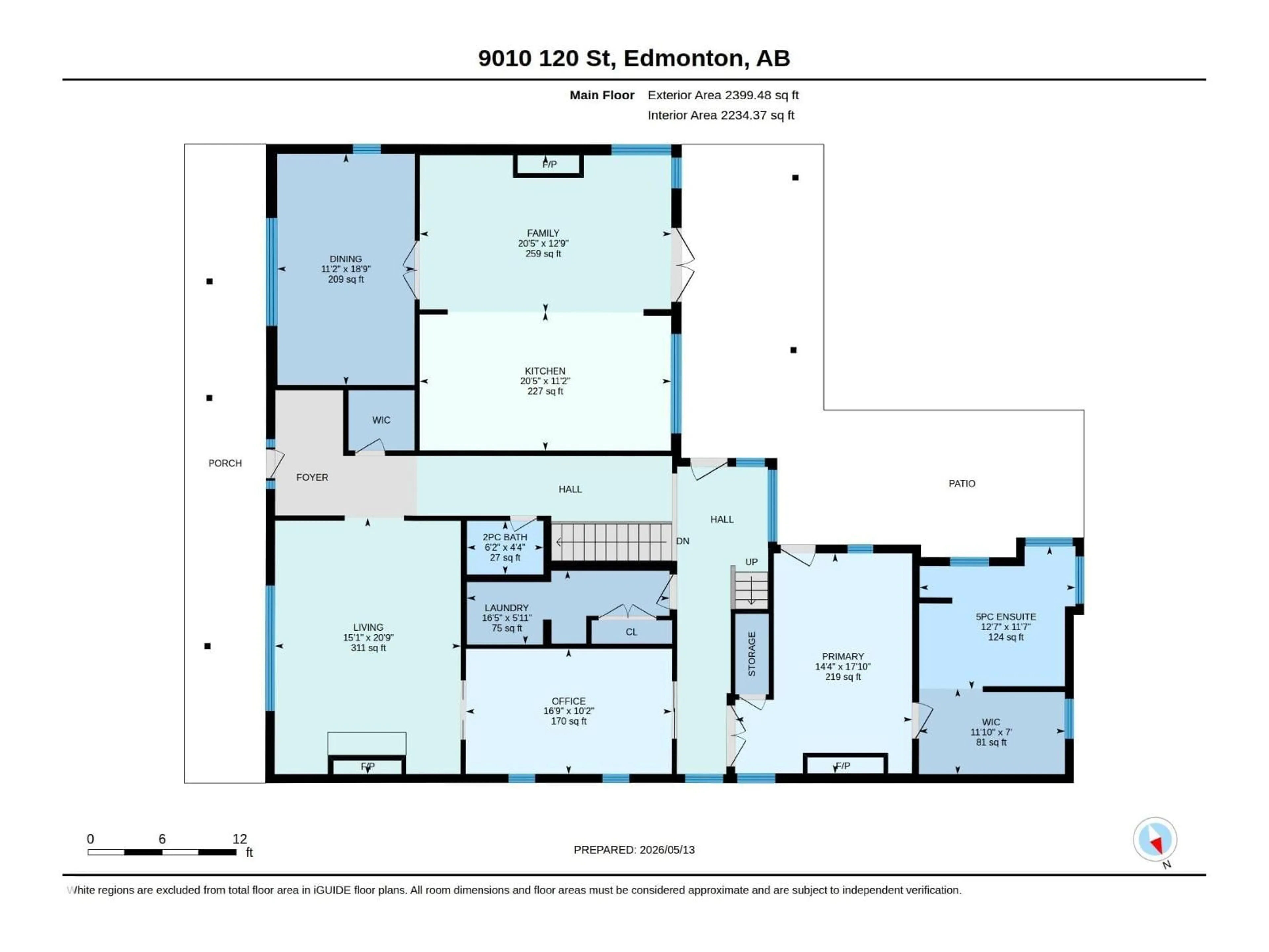 Floor plan for 9010 120 ST, Edmonton Alberta T6G1X7