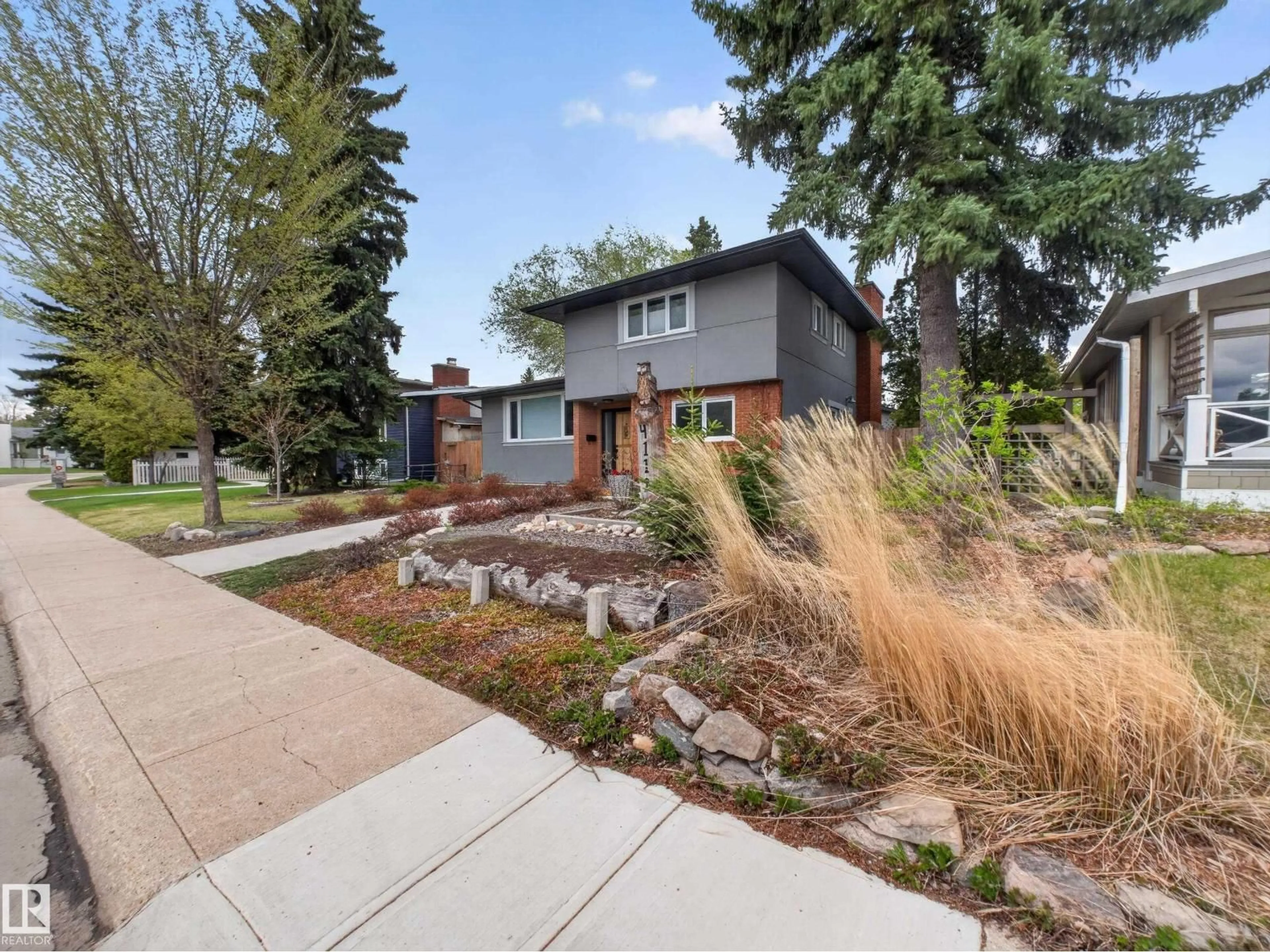 Home with brick exterior material, street for 4112 120 ST, Edmonton Alberta T6J1Y1