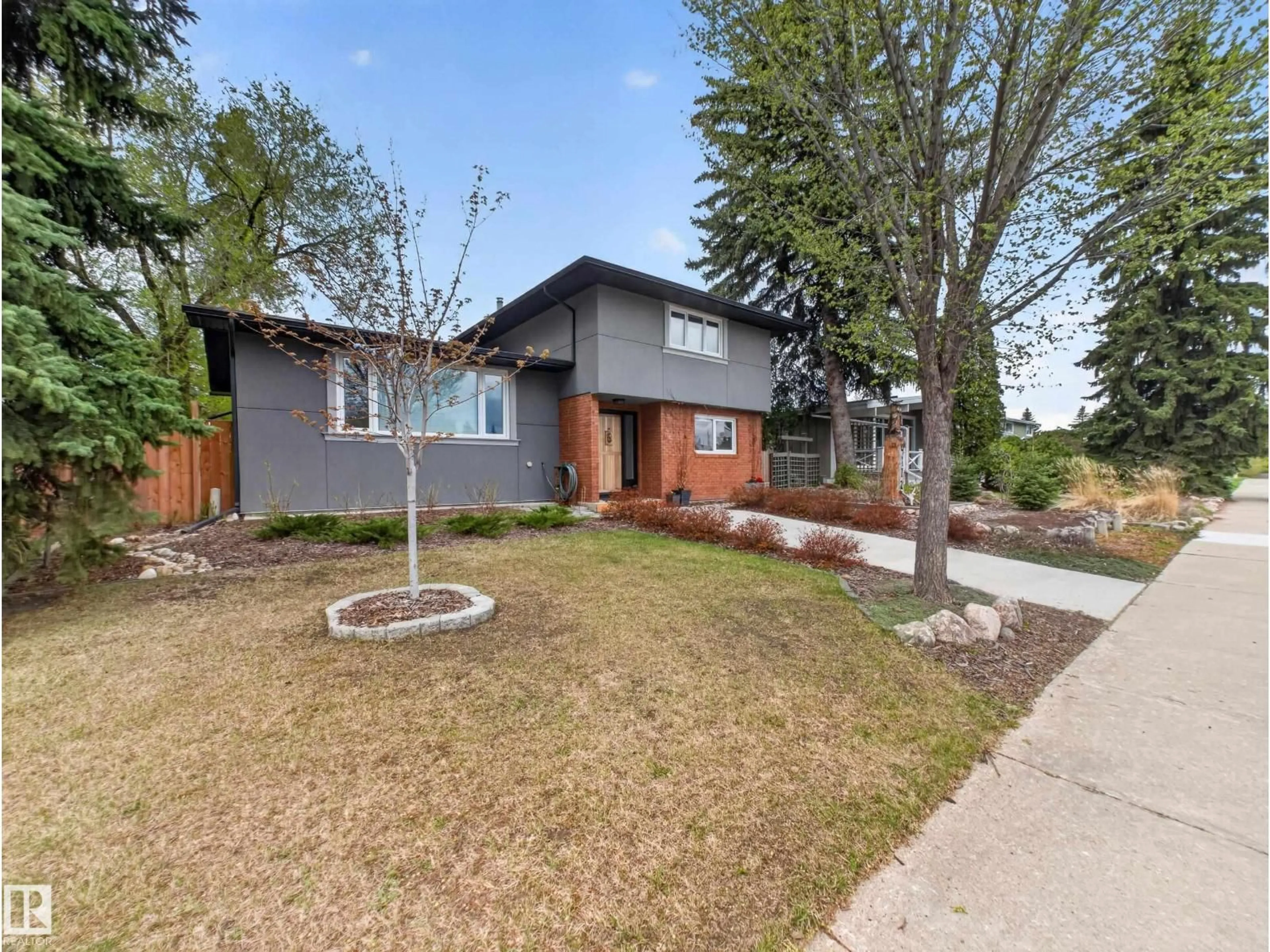 Home with brick exterior material, street for 4112 120 ST, Edmonton Alberta T6J1Y1