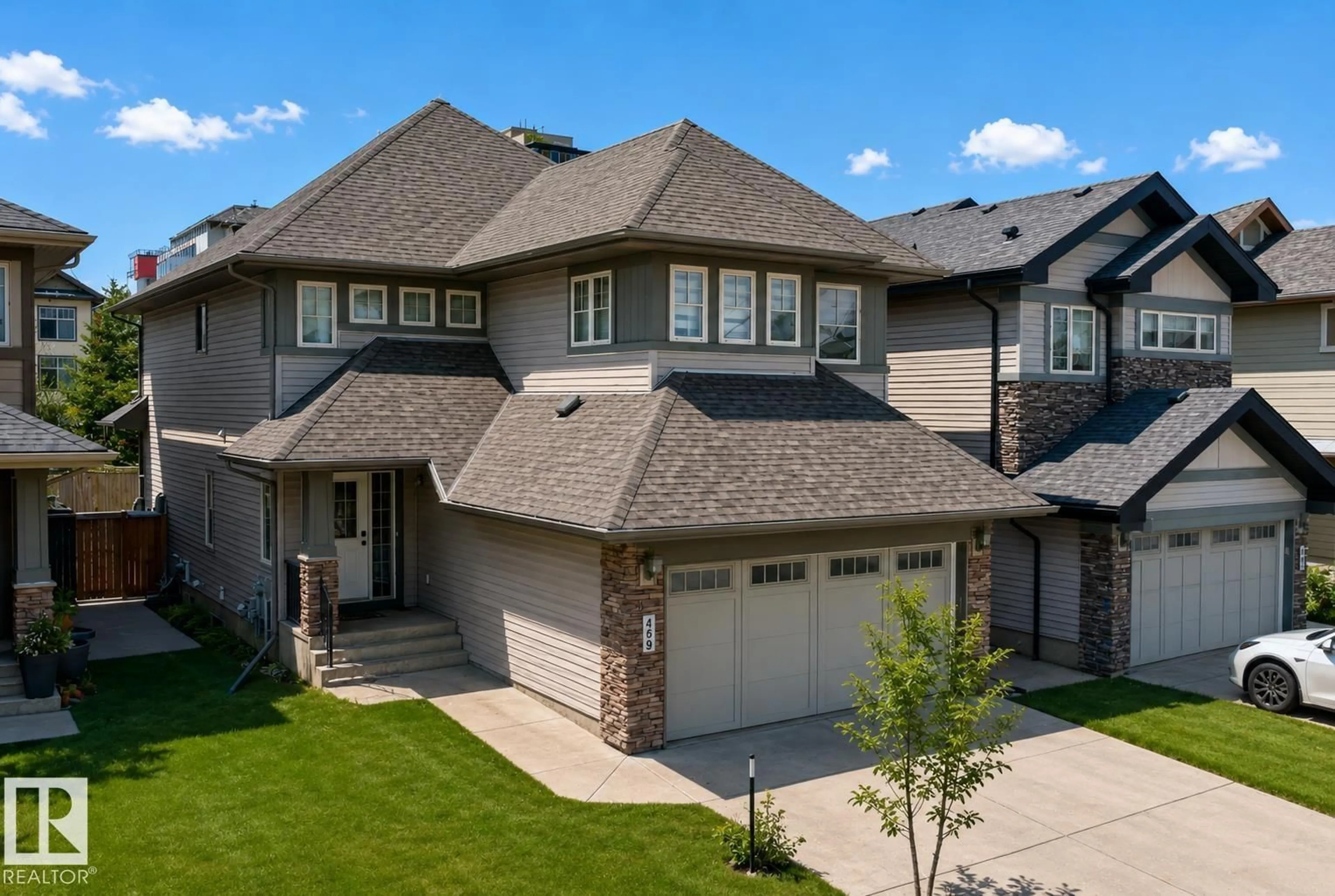 Home with brick exterior material, street for 469 AINSLIE CRESCENT, Edmonton Alberta T0H0H7
