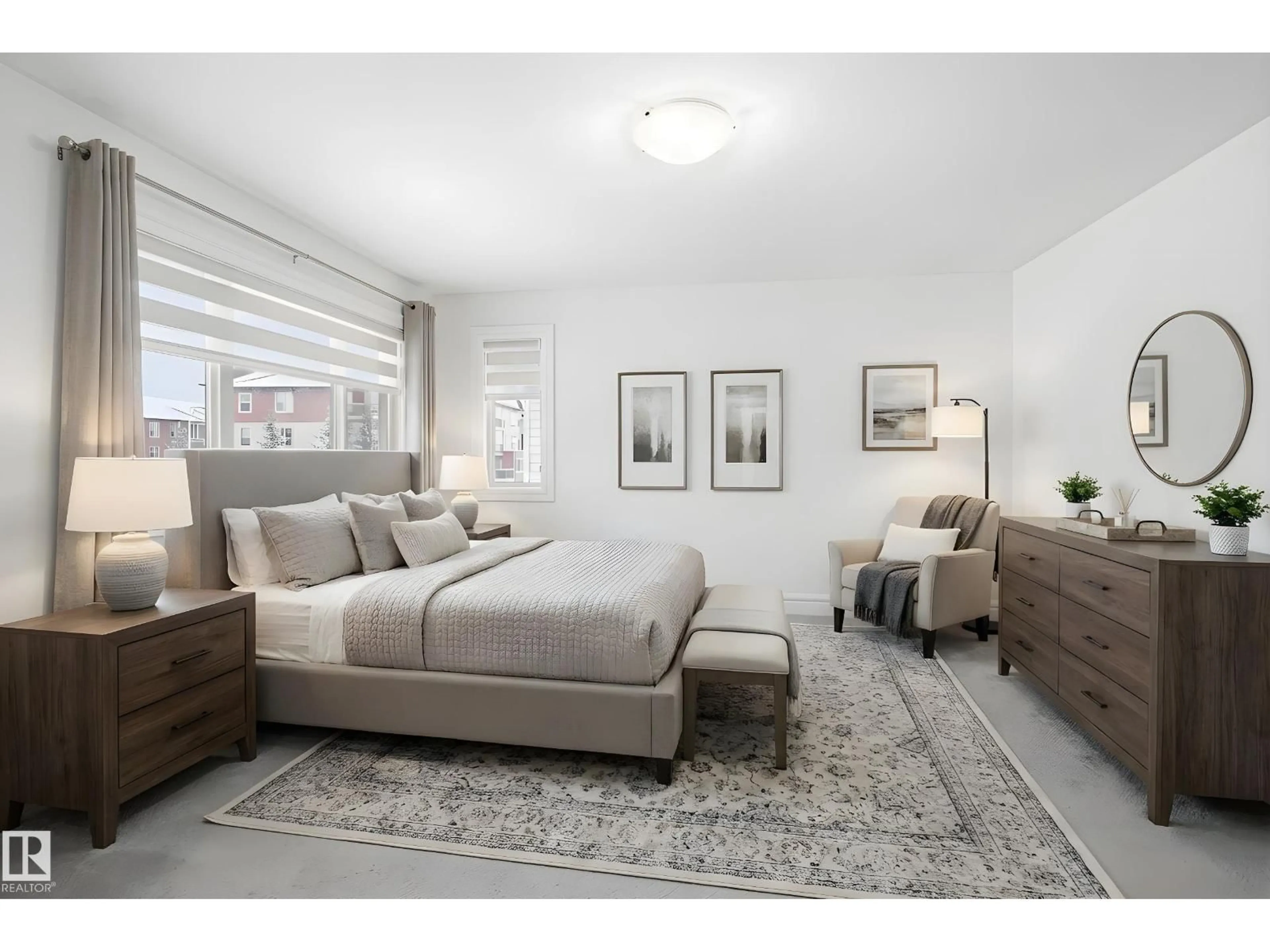 Bedroom with bed, unknown for 469 AINSLIE CRESCENT, Edmonton Alberta T0H0H7