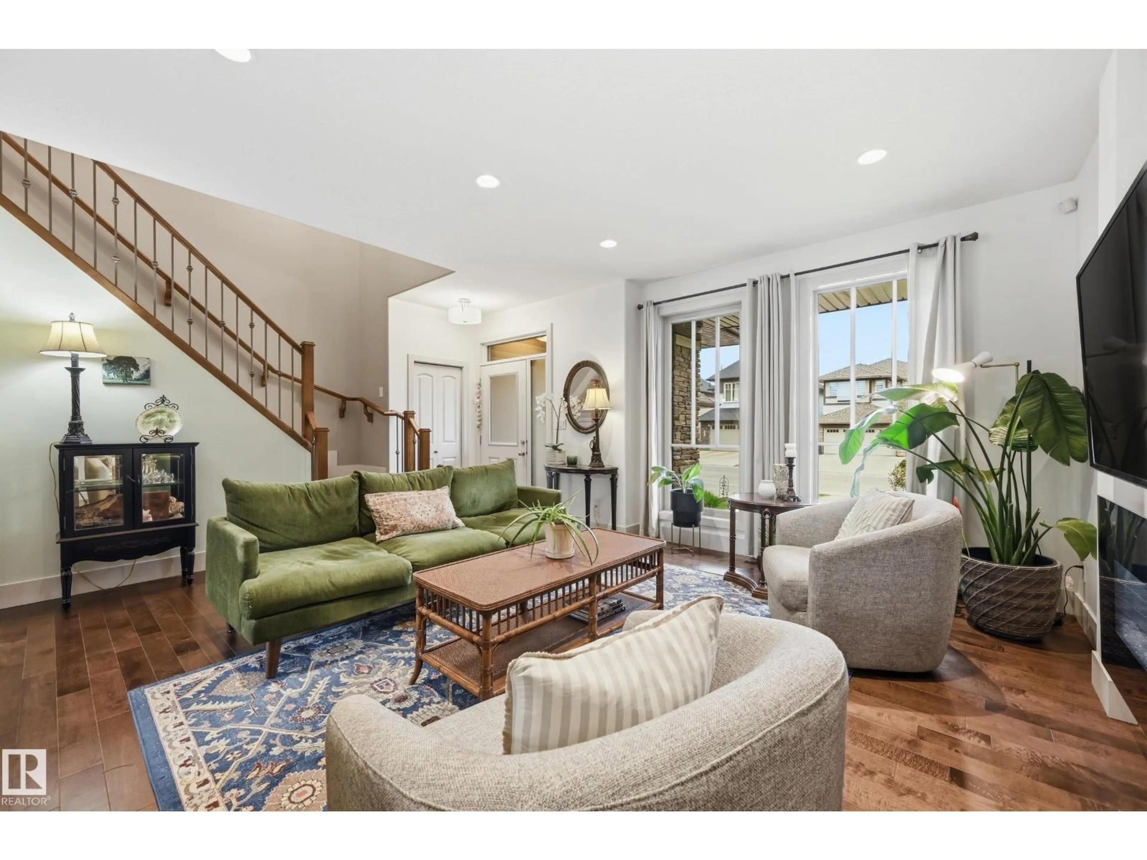 Living room with furniture, unknown for 3256 ALLAN WY, Edmonton Alberta T6W2K3