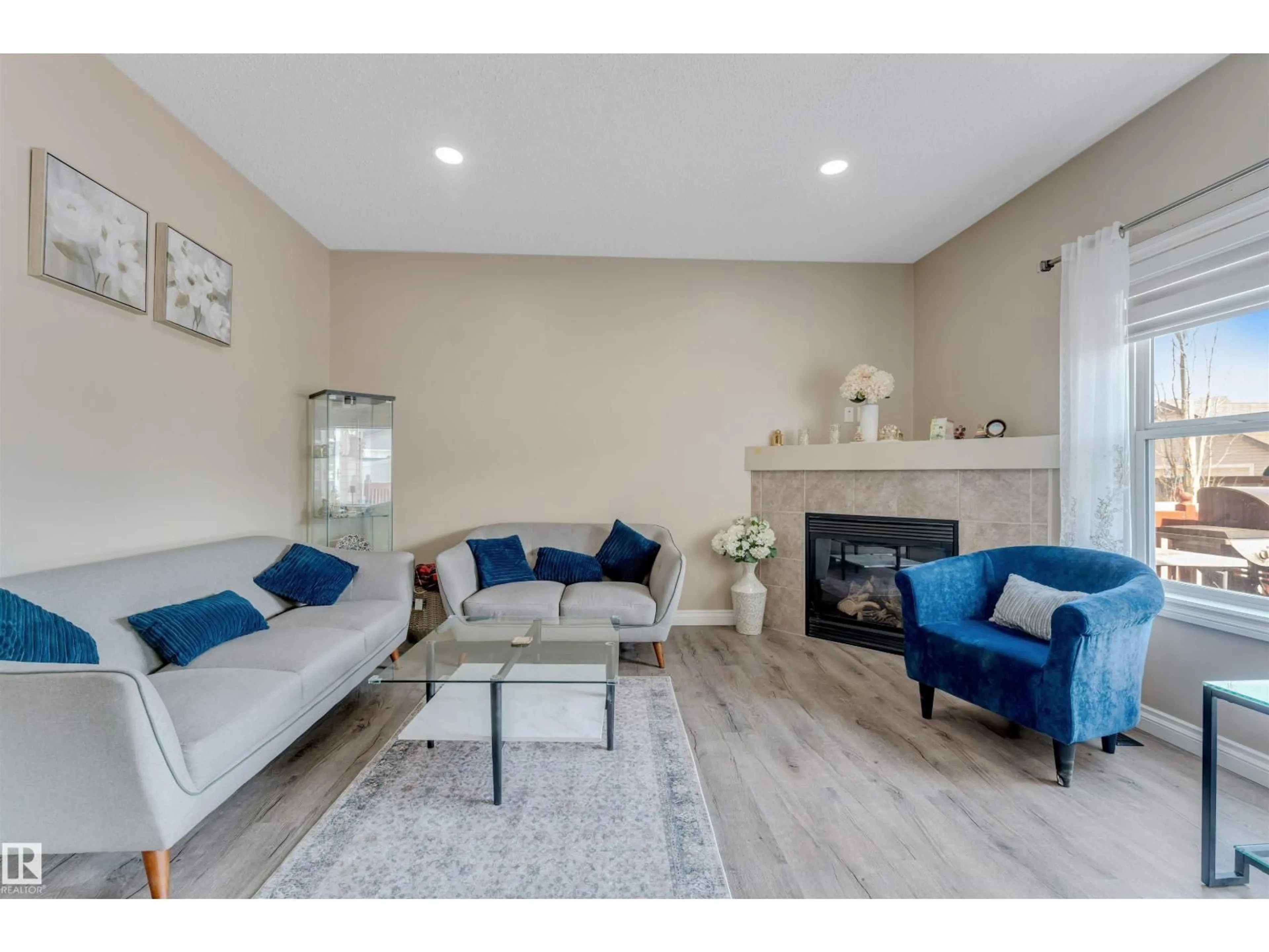 Living room with furniture, unknown for SW - 121 64 ST, Edmonton Alberta T6X0B6