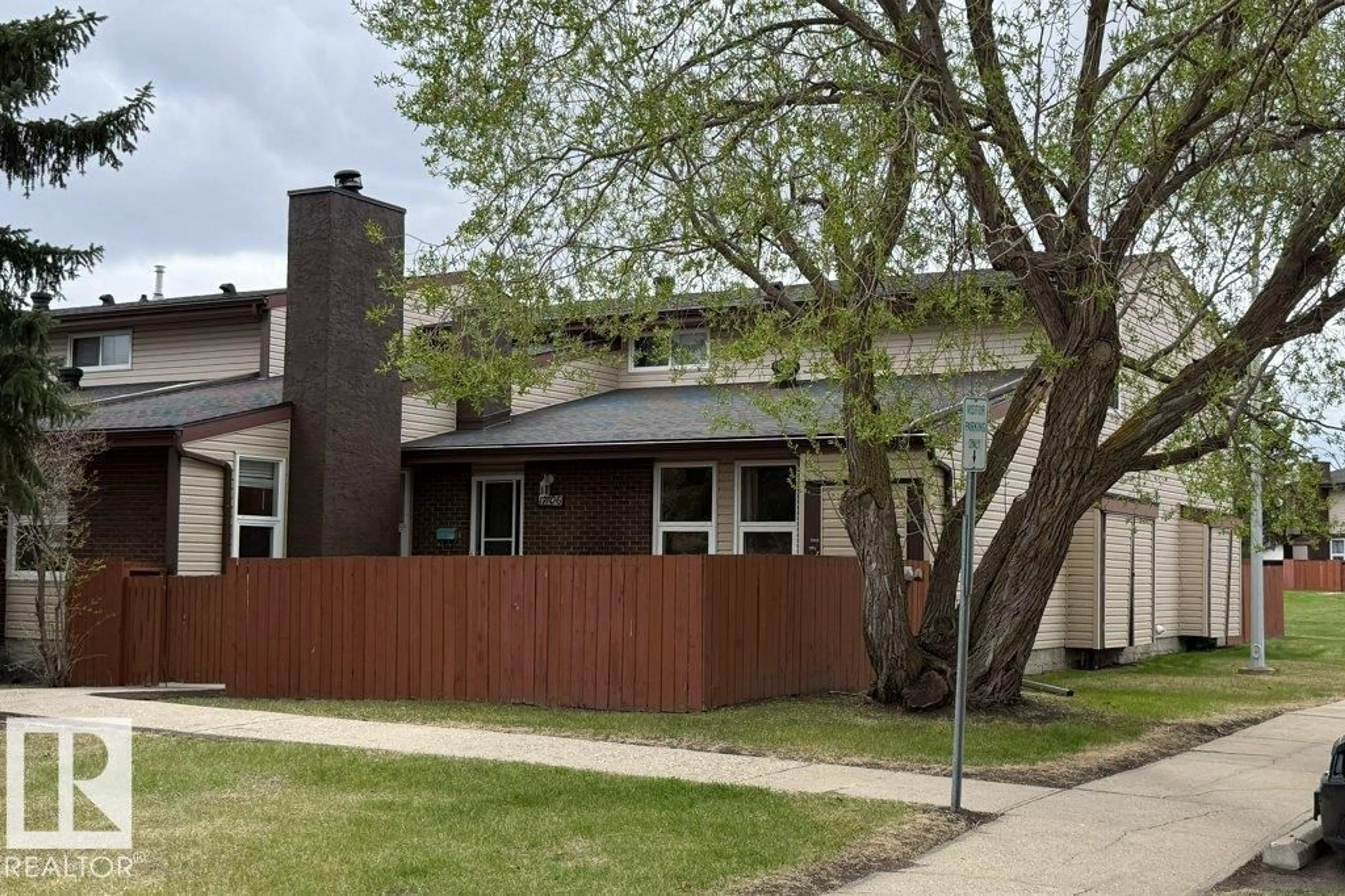 Home with vinyl exterior material, street for 17106 108 ST NW, Edmonton Alberta T5X3C6