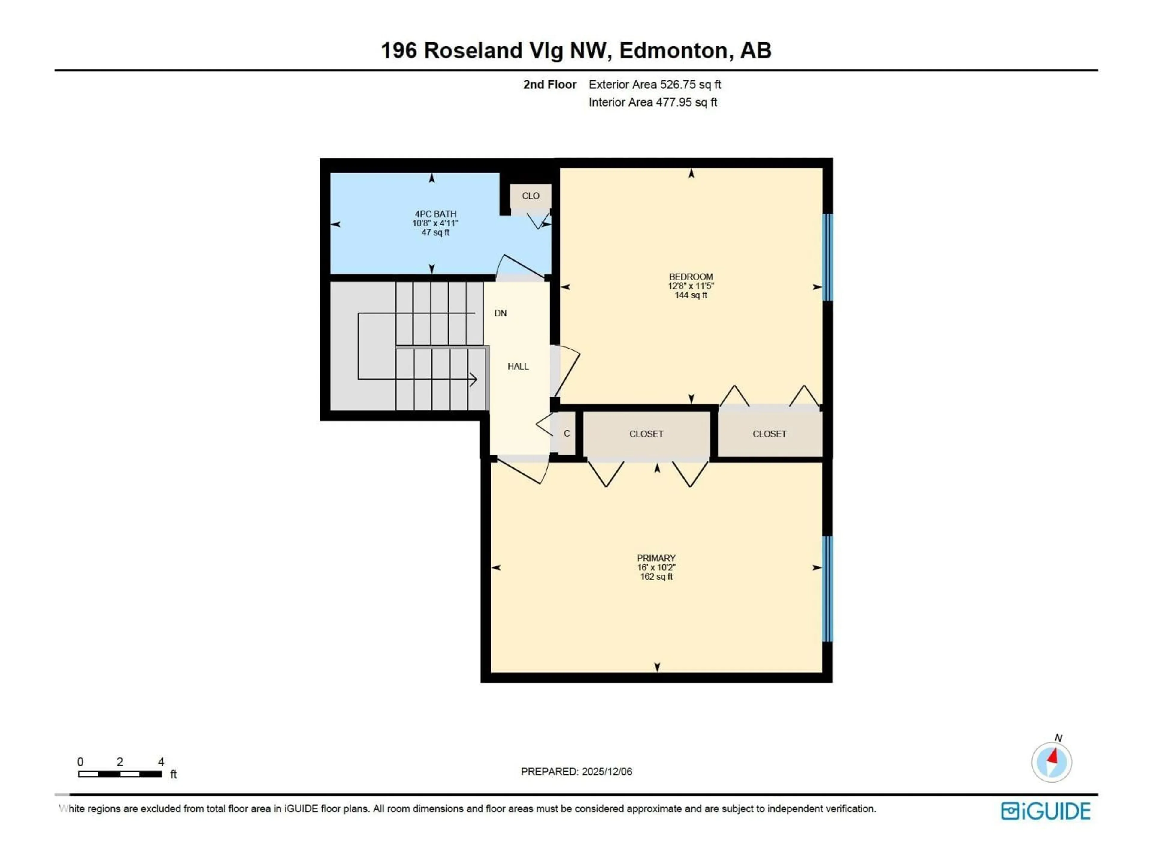 Floor plan for NW - 196 ROSELAND VG, Edmonton Alberta T5E5R6