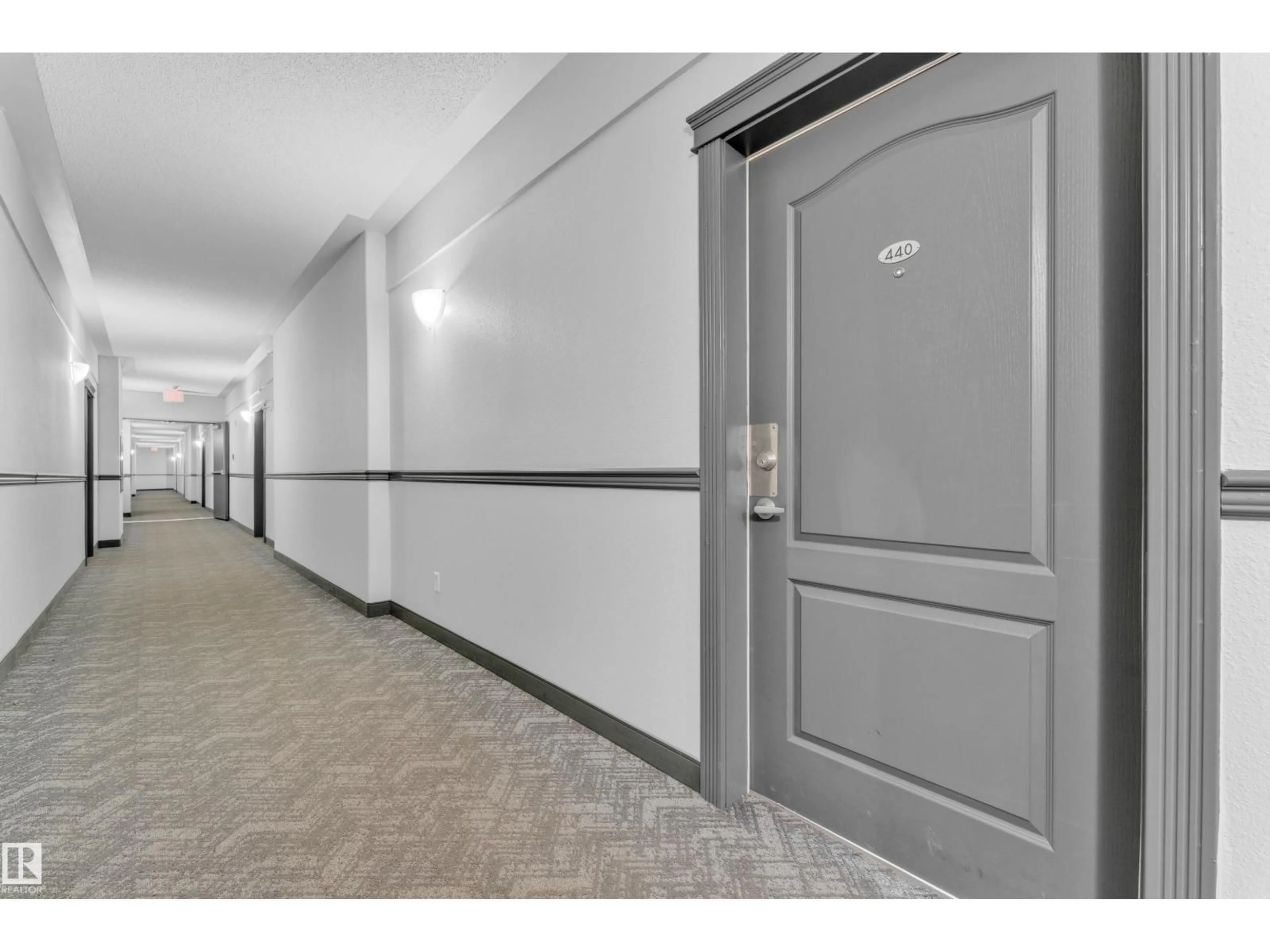 Indoor foyer for 440 - 3425 19 ST NW, Edmonton Alberta T6T2B5