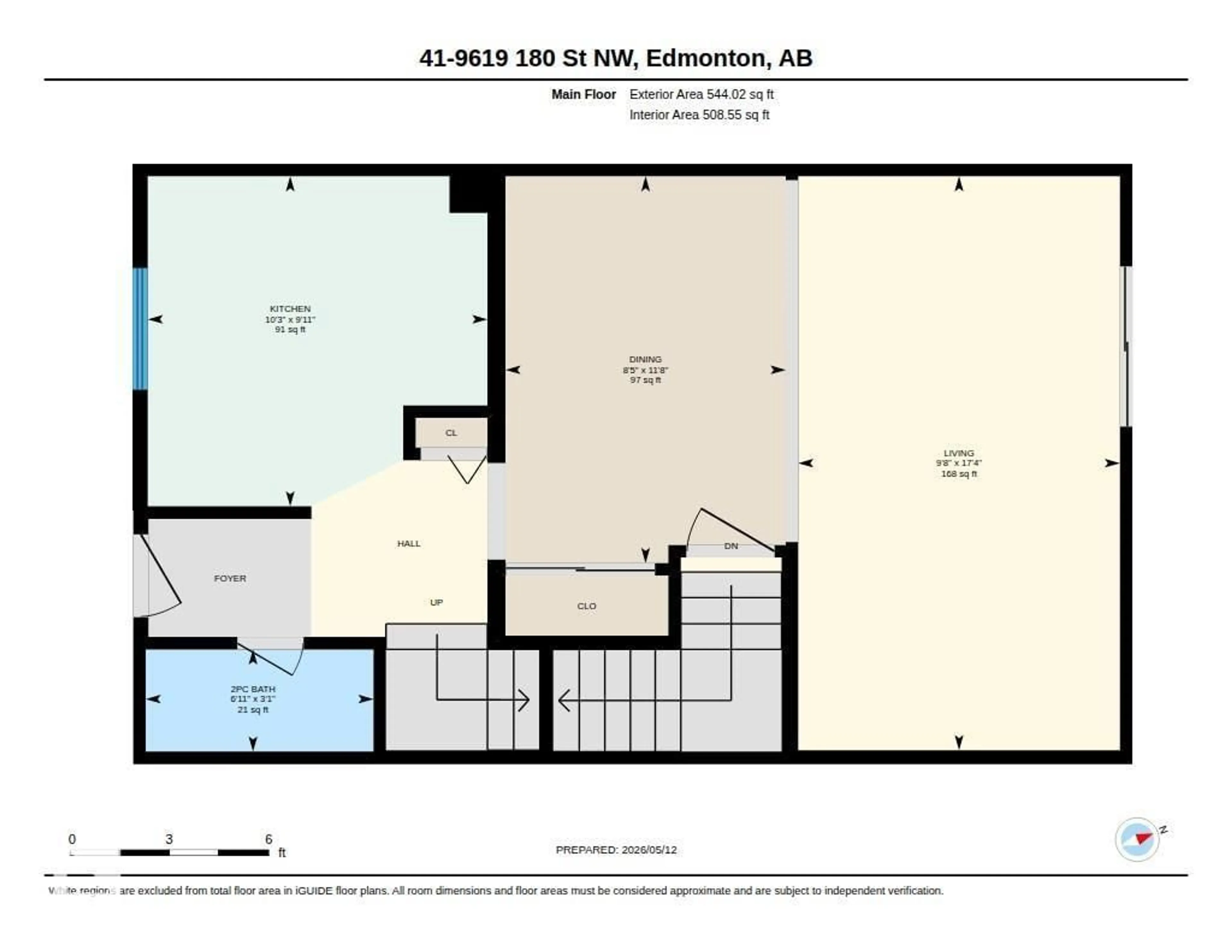 Floor plan for #41 - 9619 180 ST NW, Edmonton Alberta T5T4L9