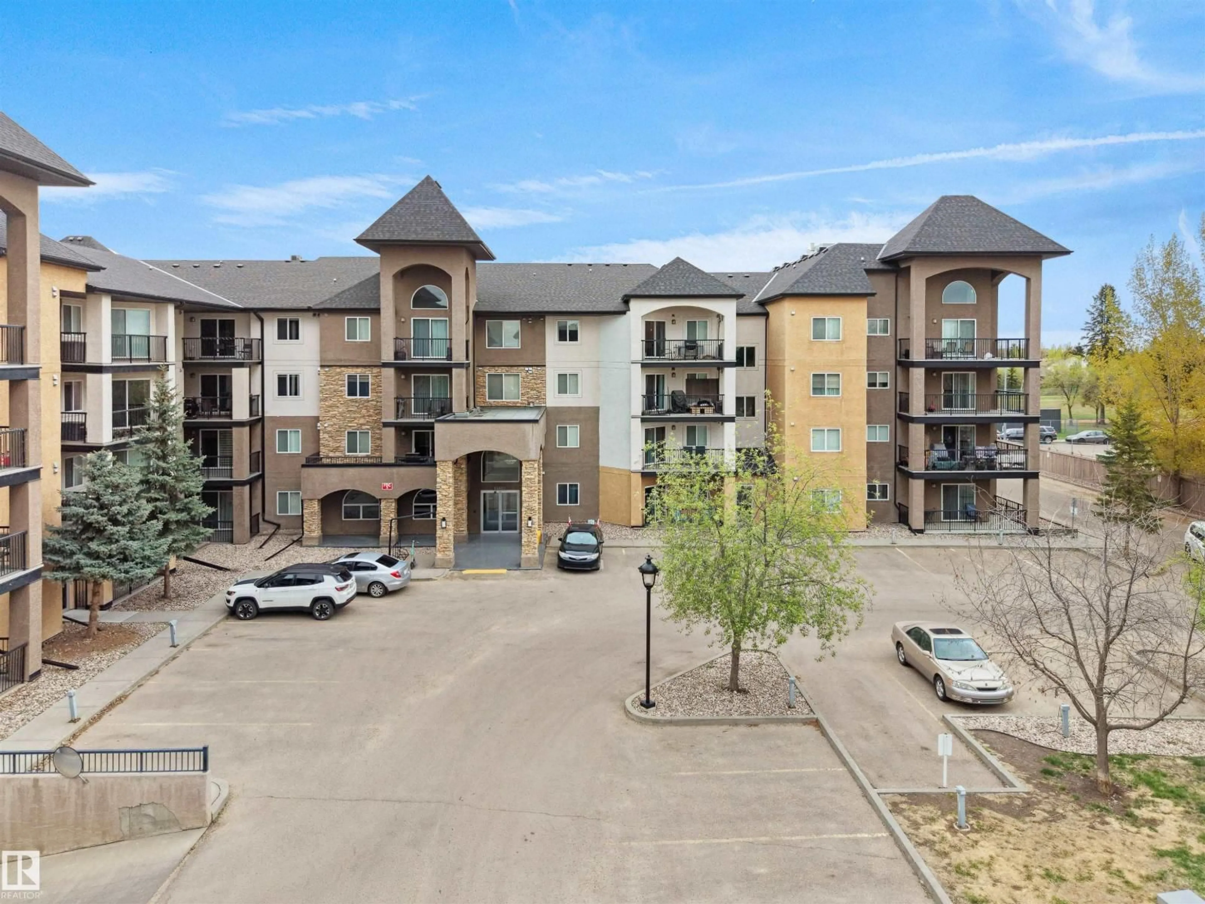 A pic from outside/outdoor area/front of a property/back of a property/a pic from drone, unknown for #104 - 14612 125 ST, Edmonton Alberta T5X0B6