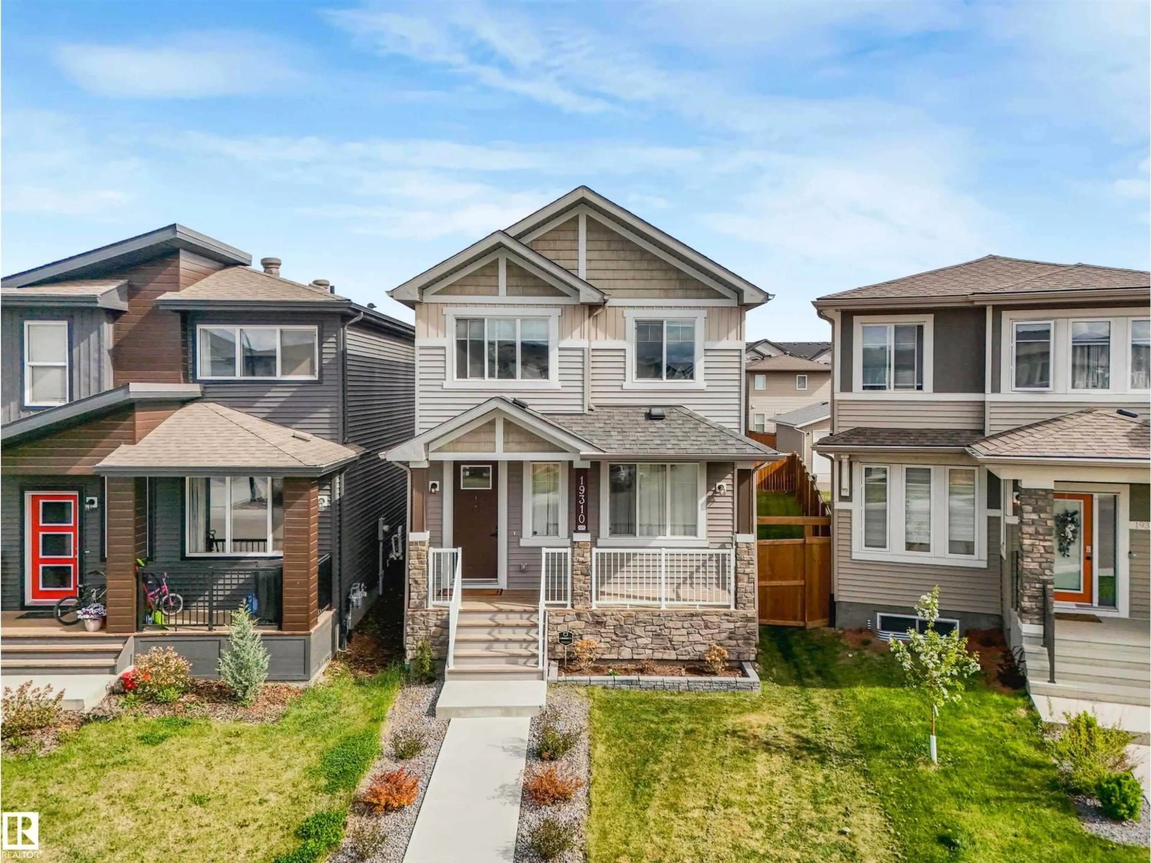 Home with brick exterior material, street for 19310 26A AV, Edmonton Alberta T6M1L2