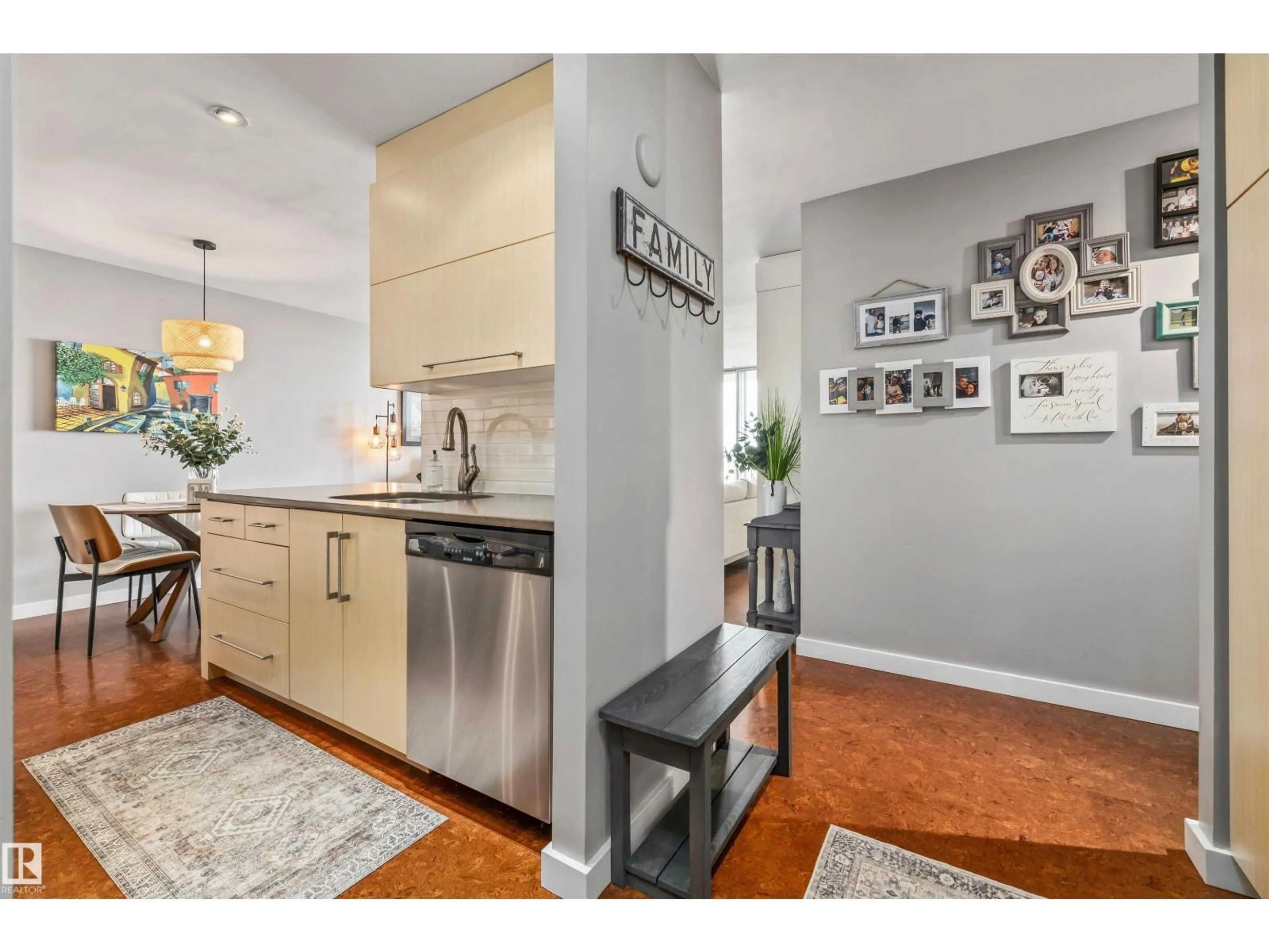 Open concept kitchen, unknown for 1605 - 11307 99 AV, Edmonton Alberta T5K0H2