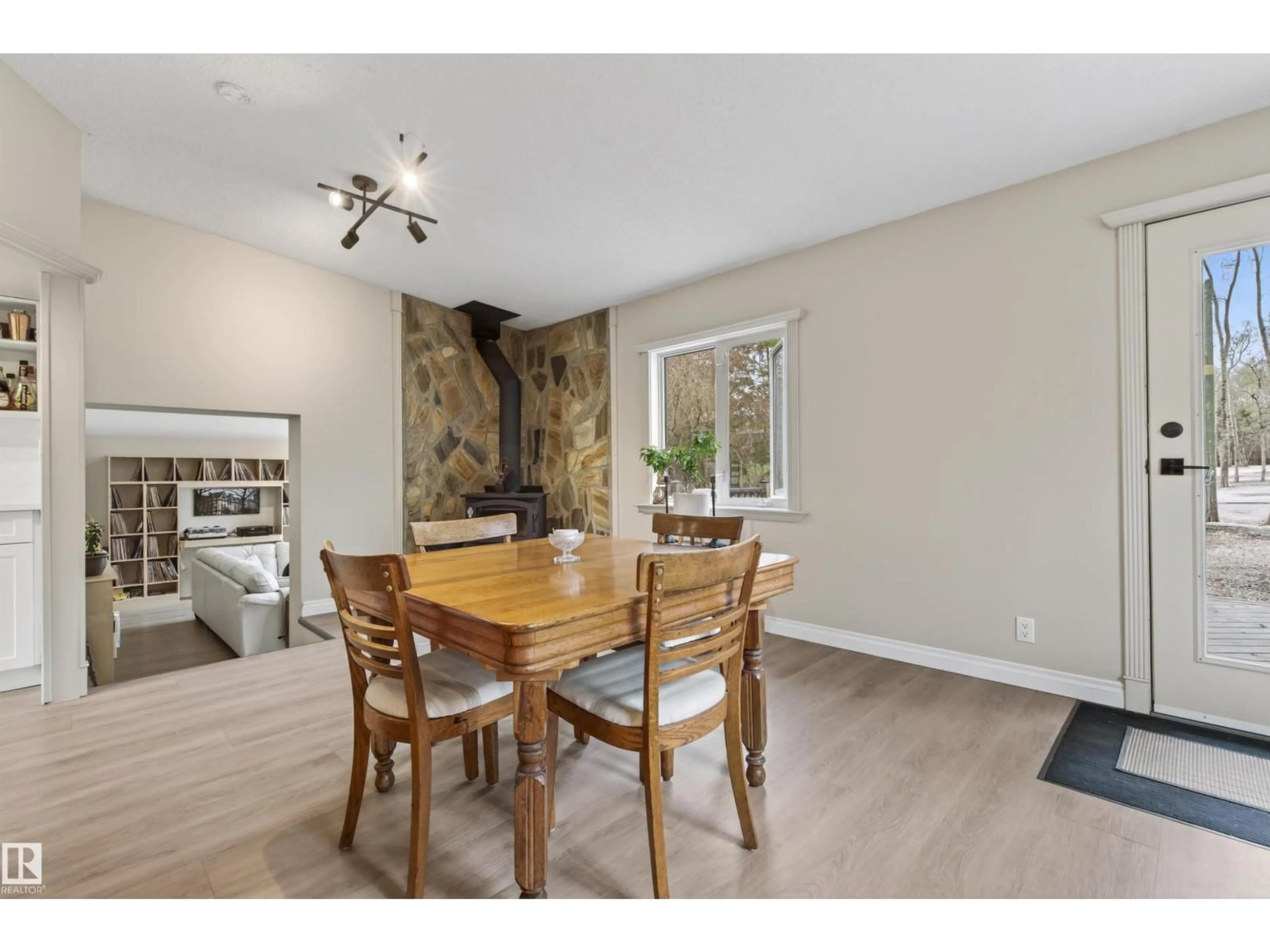 Dining room, wood/laminate floor for 61209 - 436 RGE RD 465, Rural Bonnyville M.D. Alberta T9N2H7
