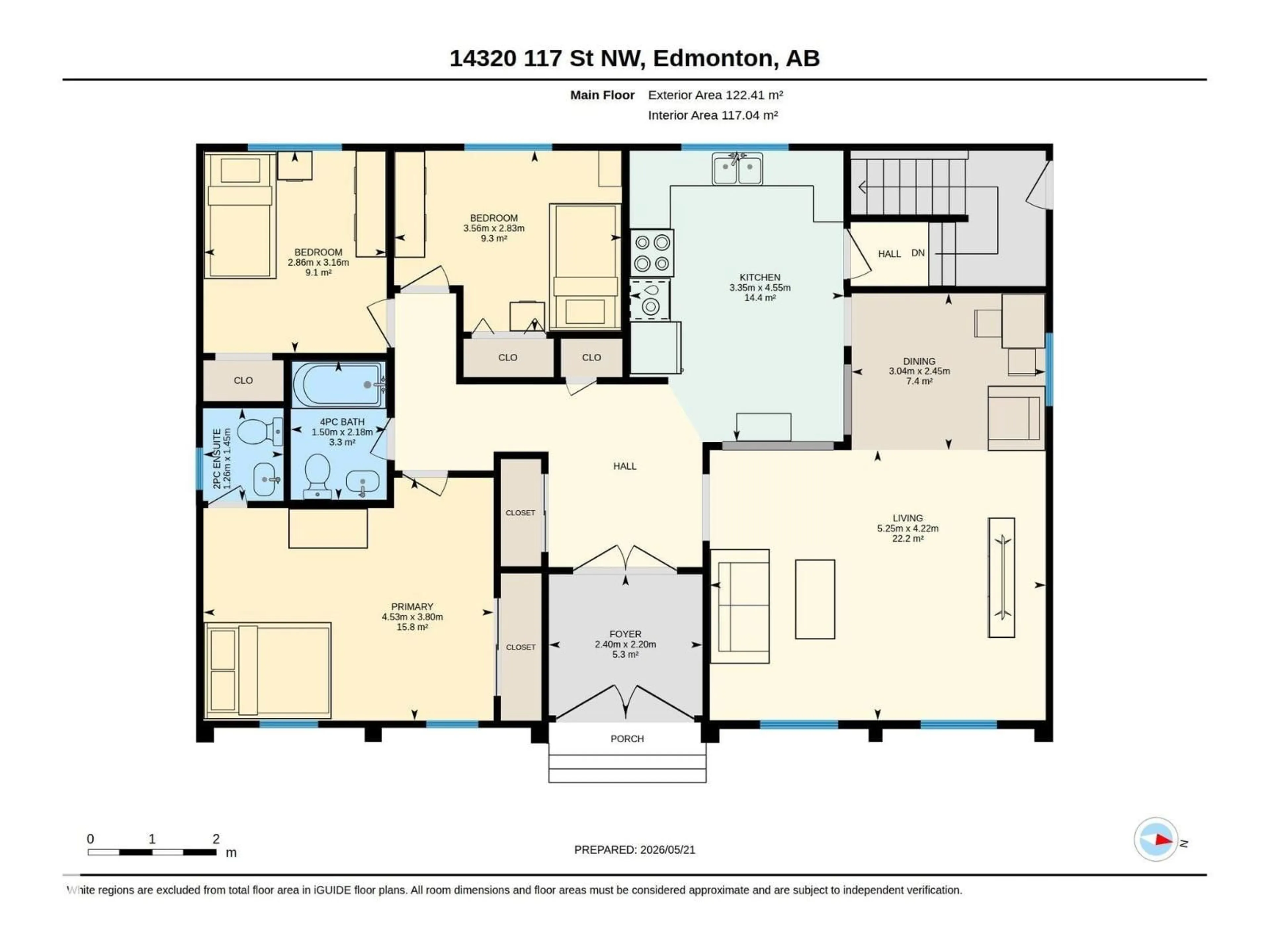 Floor plan for NW - 14320 117 ST, Edmonton Alberta T5X1S6