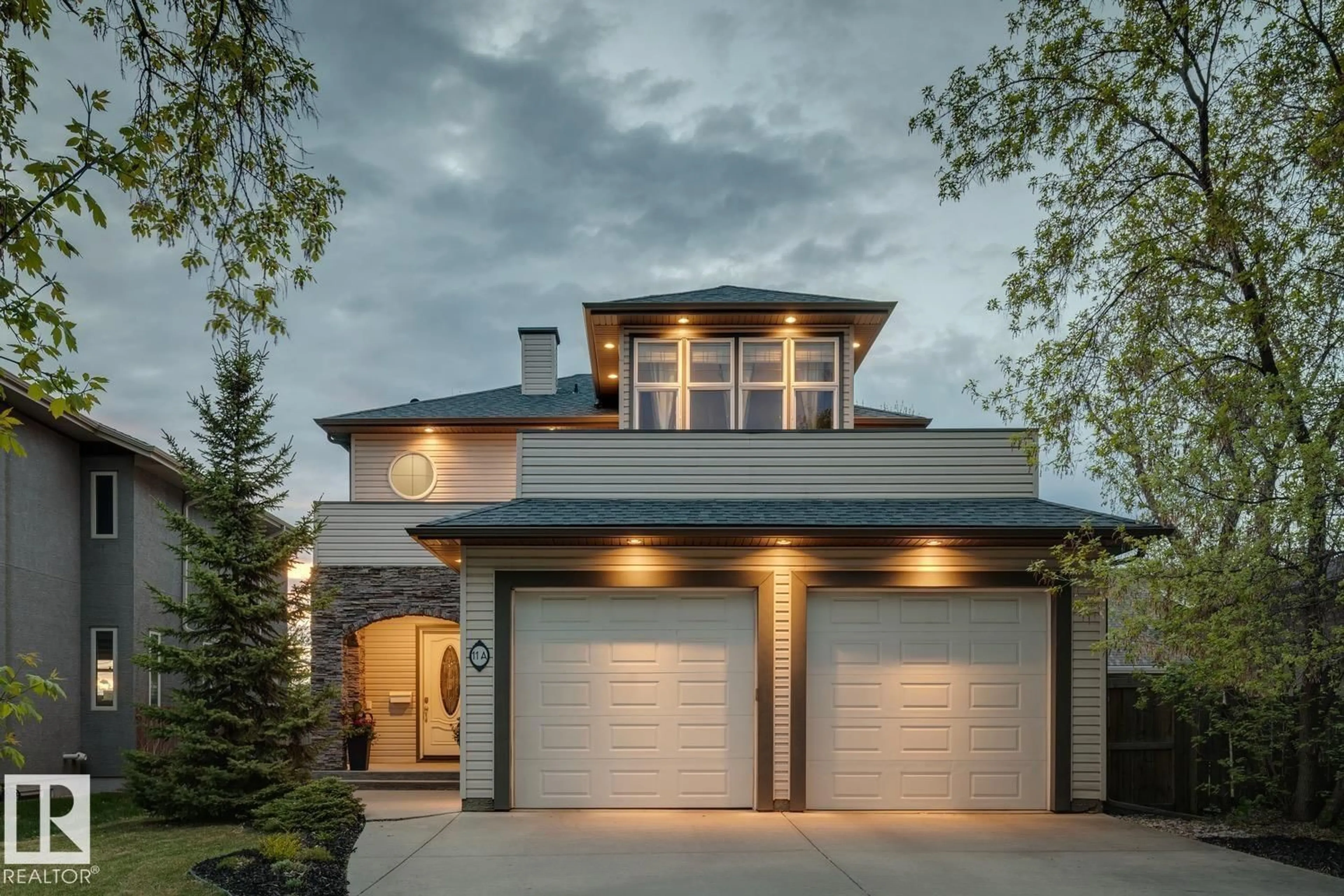 Home with brick exterior material, street for 11A BELMONT DRIVE, St. Albert Alberta T8N0C3
