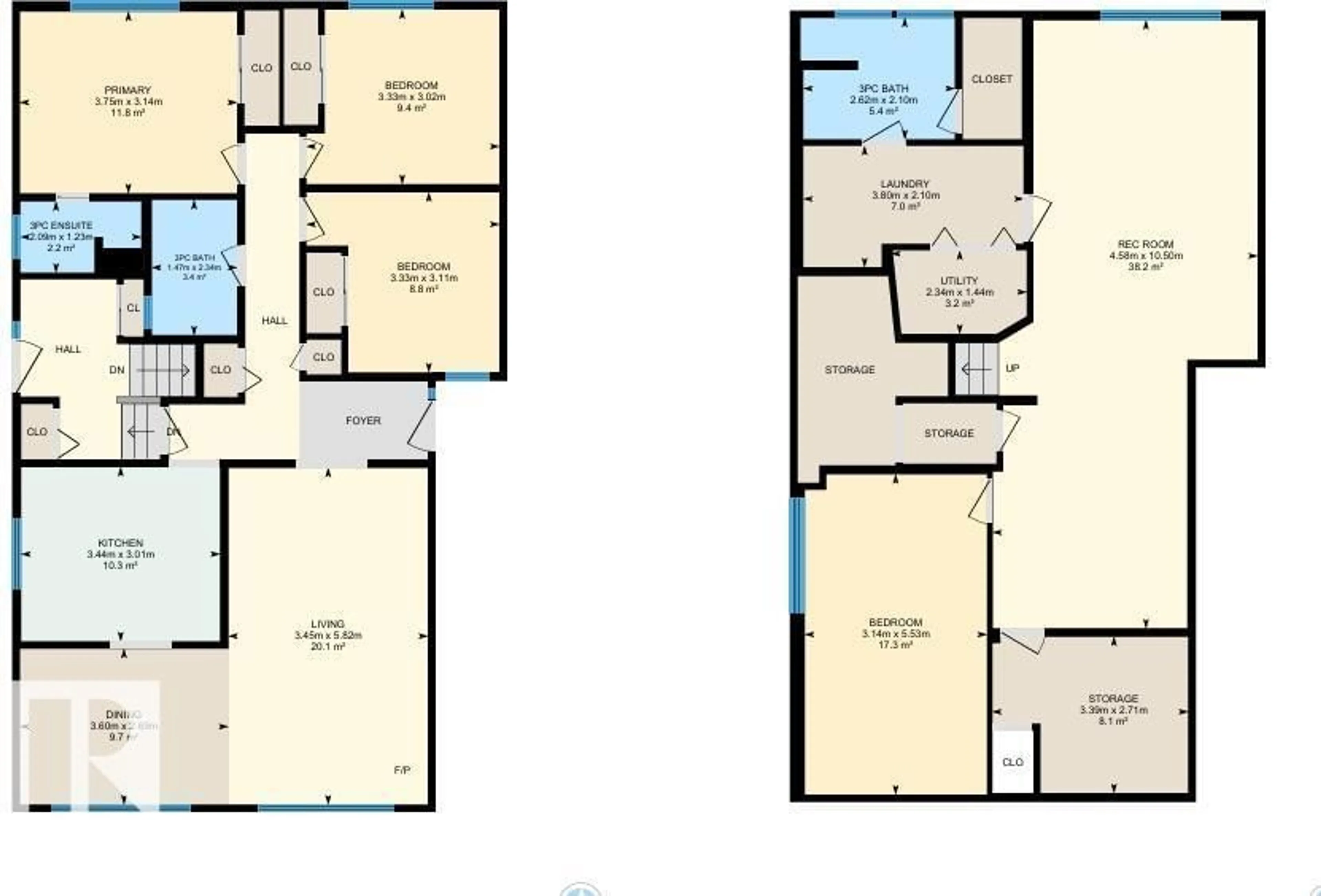 Floor plan for 7211 90 AV, Edmonton Alberta T6B0P5