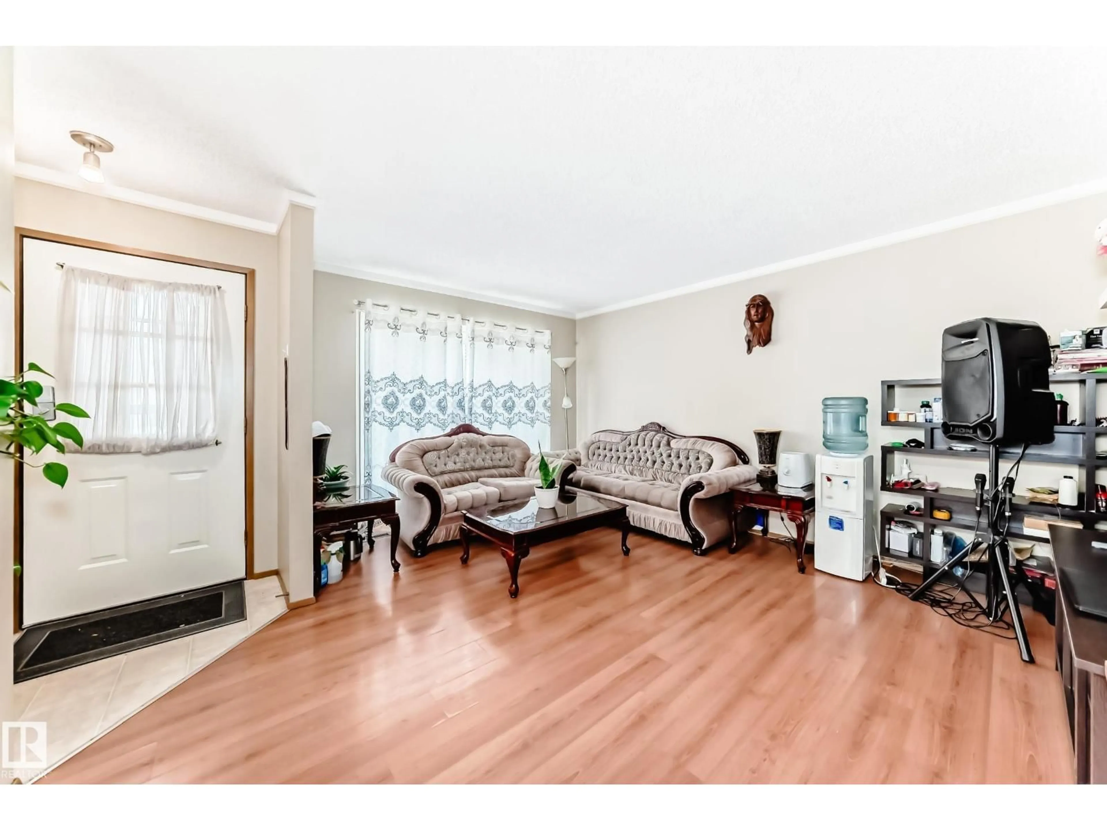 Living room with furniture, unknown for NW - 15611 83A ST, Edmonton Alberta T5Z2R6