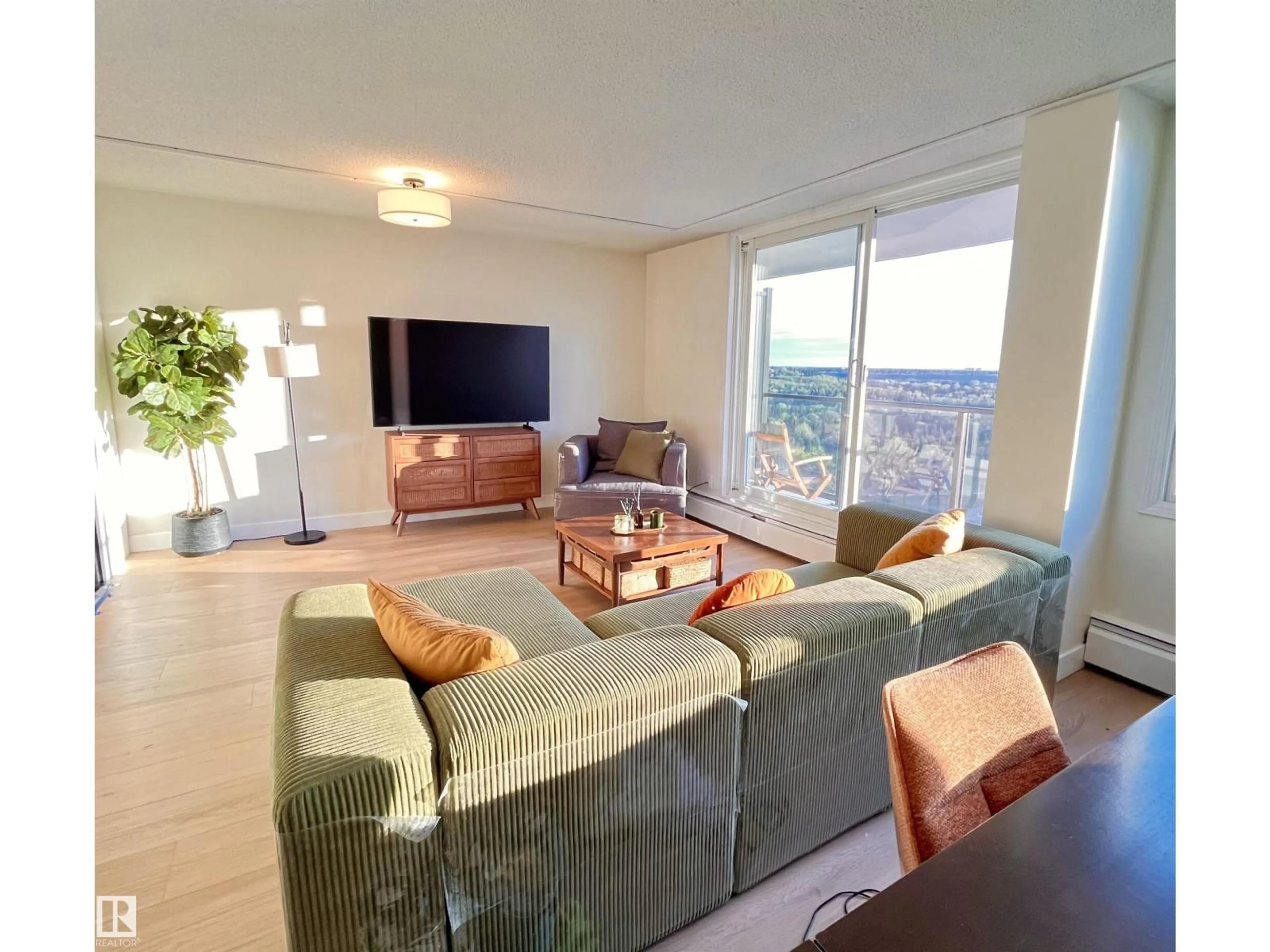 Living room with furniture, unknown for #807 - 10011 116 ST, Edmonton Alberta T5K1V4