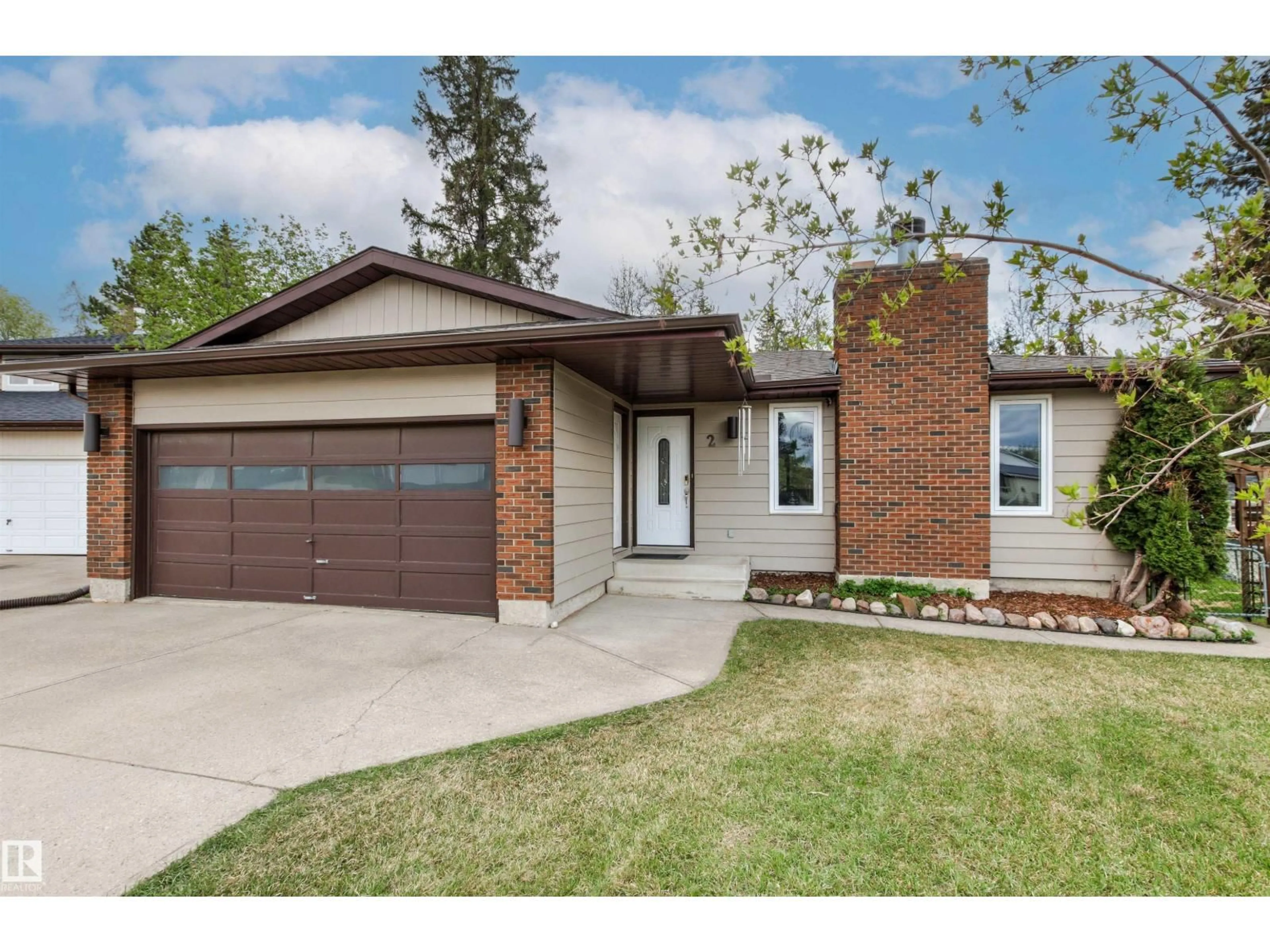 Home with brick exterior material, street for 2 ARMBRUSTER TC, Stony Plain Alberta T7Z1G7