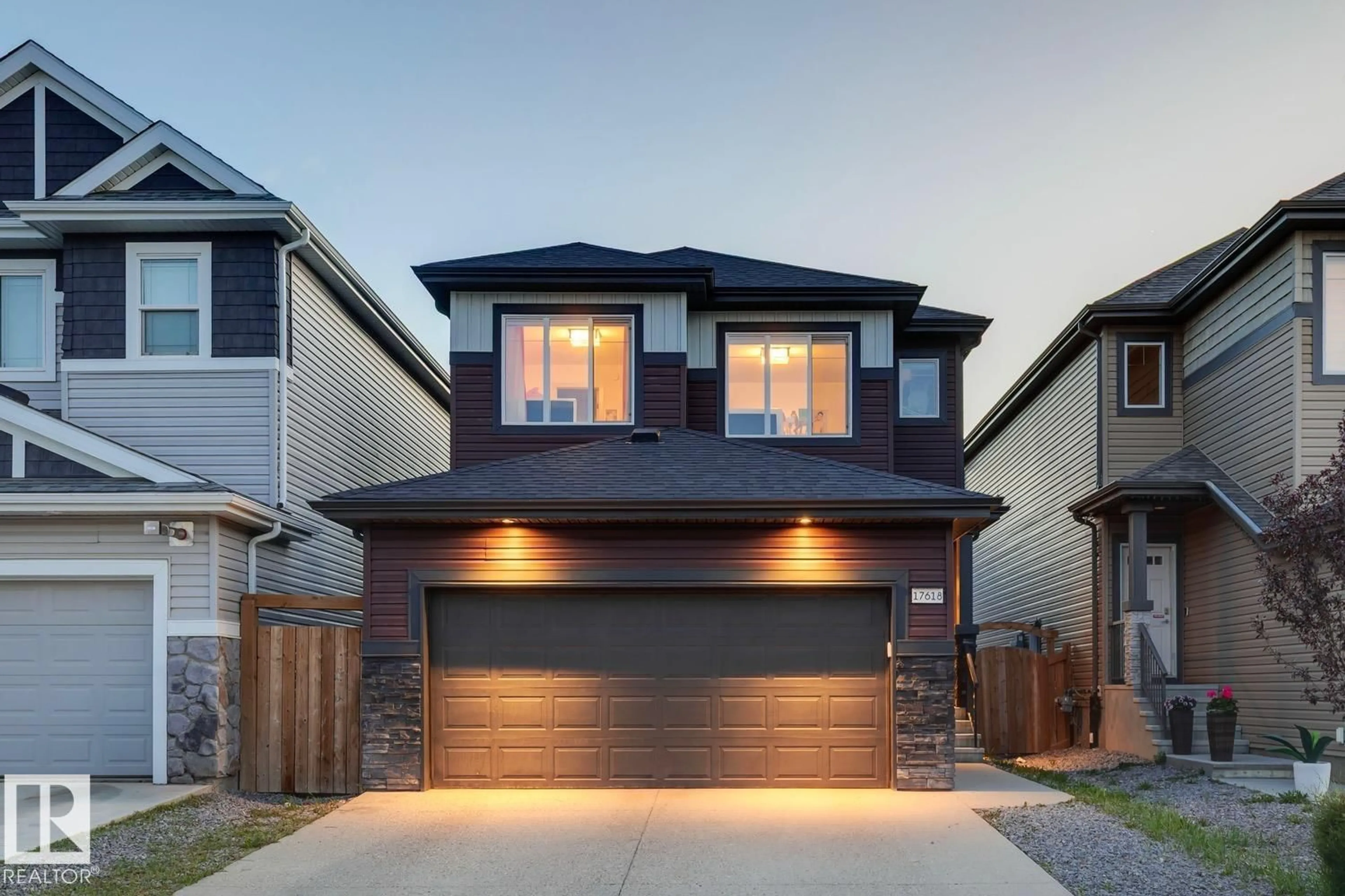Home with brick exterior material, street for NW - 17618 63A ST, Edmonton Alberta T5Y0Y8
