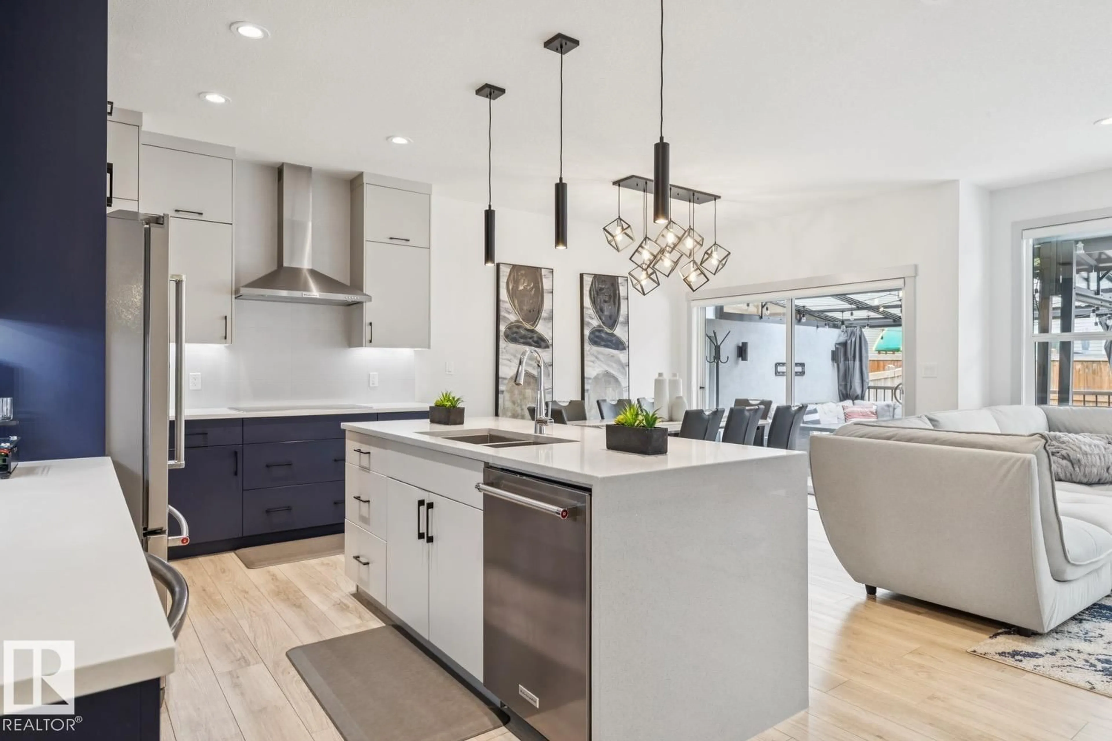 Open concept kitchen, unknown for NW - 17618 63A ST, Edmonton Alberta T5Y0Y8