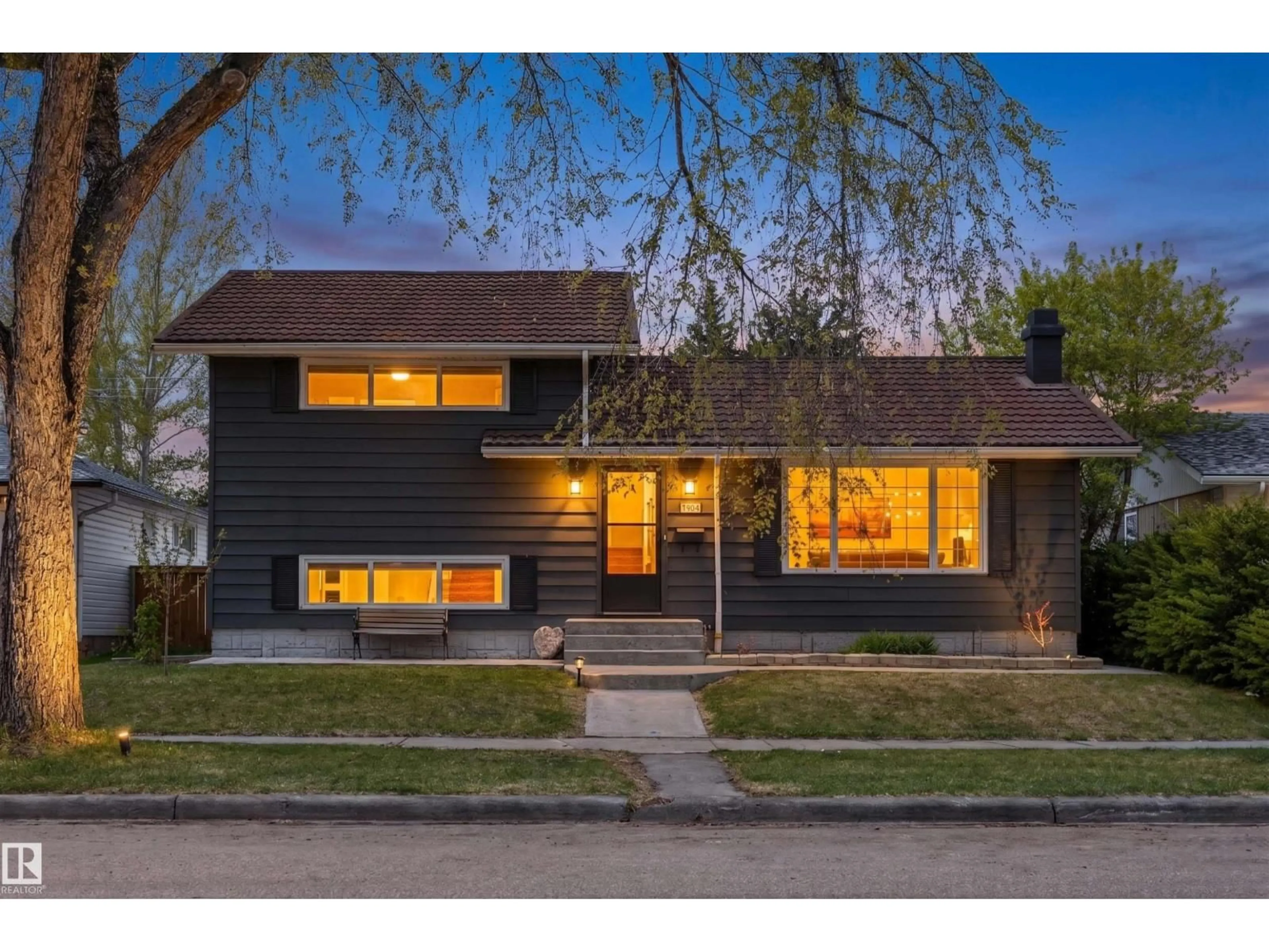 Home with brick exterior material, street for 8904 168 ST, Edmonton Alberta T5R2X2