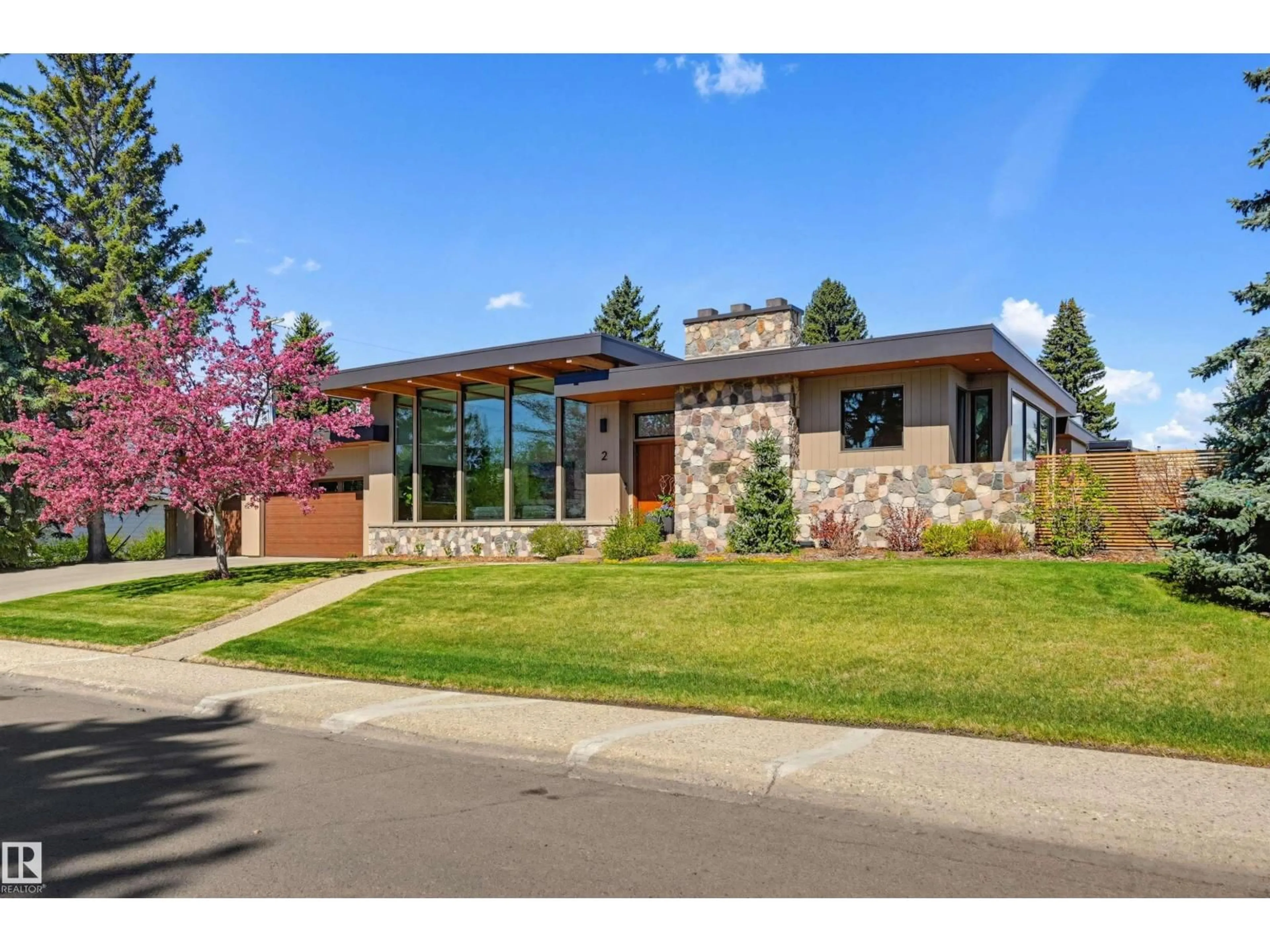 Home with brick exterior material, street for 2 VALLEYVIEW CR, Edmonton Alberta T5R5S4