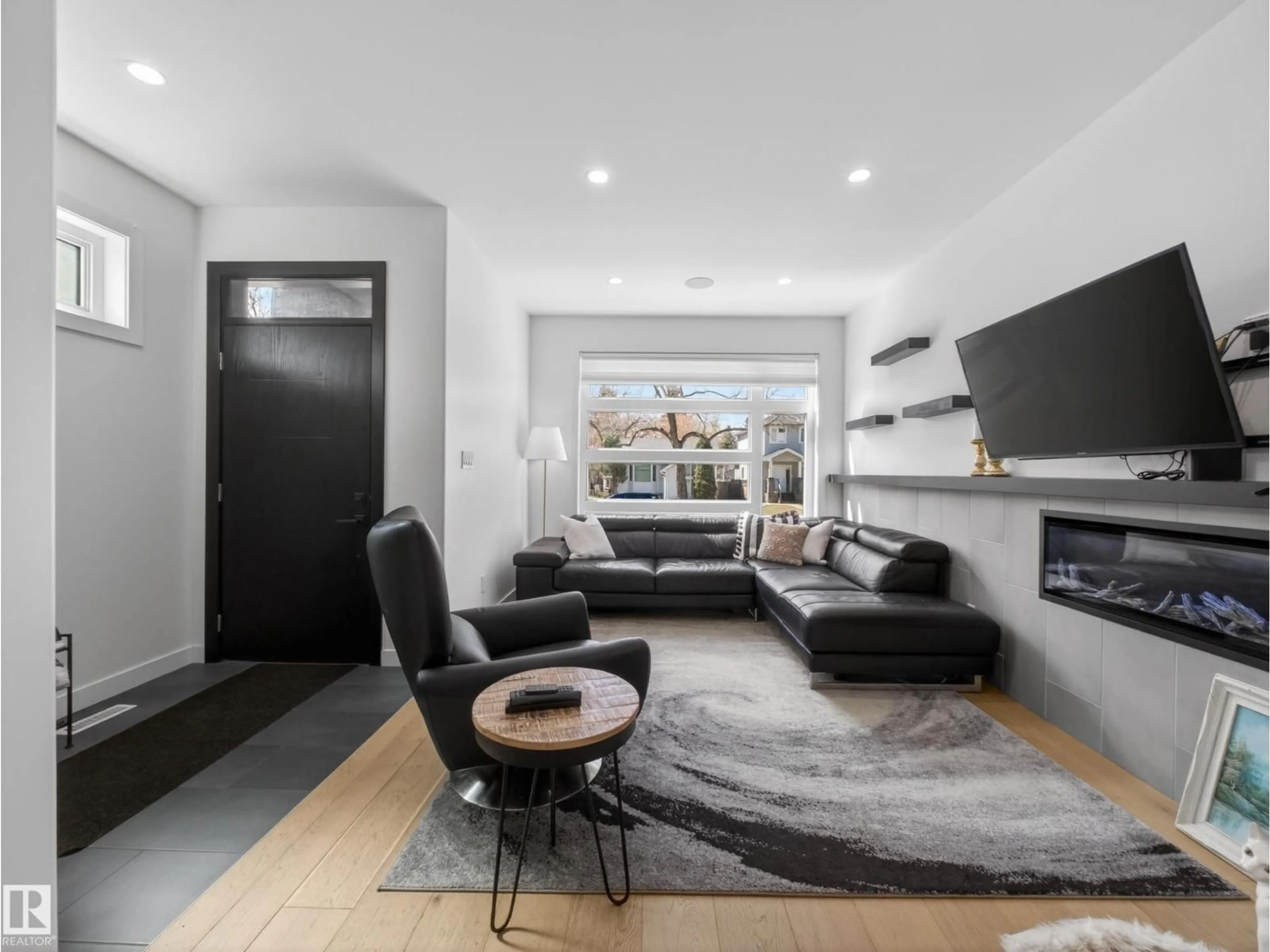 Living room with furniture, unknown for NW - 10449 143 ST, Edmonton Alberta T5N2S5
