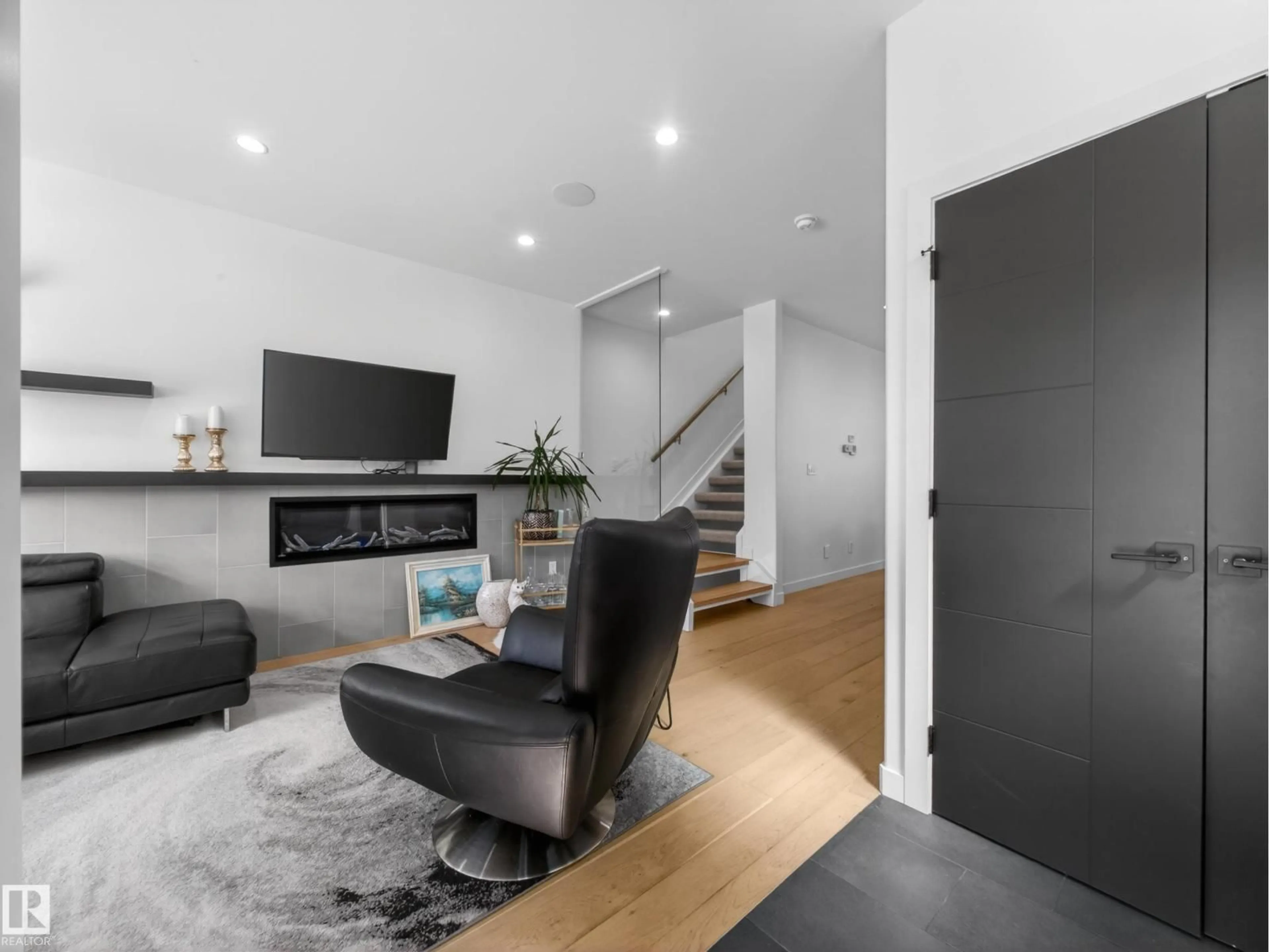 Living room with furniture, unknown for NW - 10449 143 ST, Edmonton Alberta T5N2S5