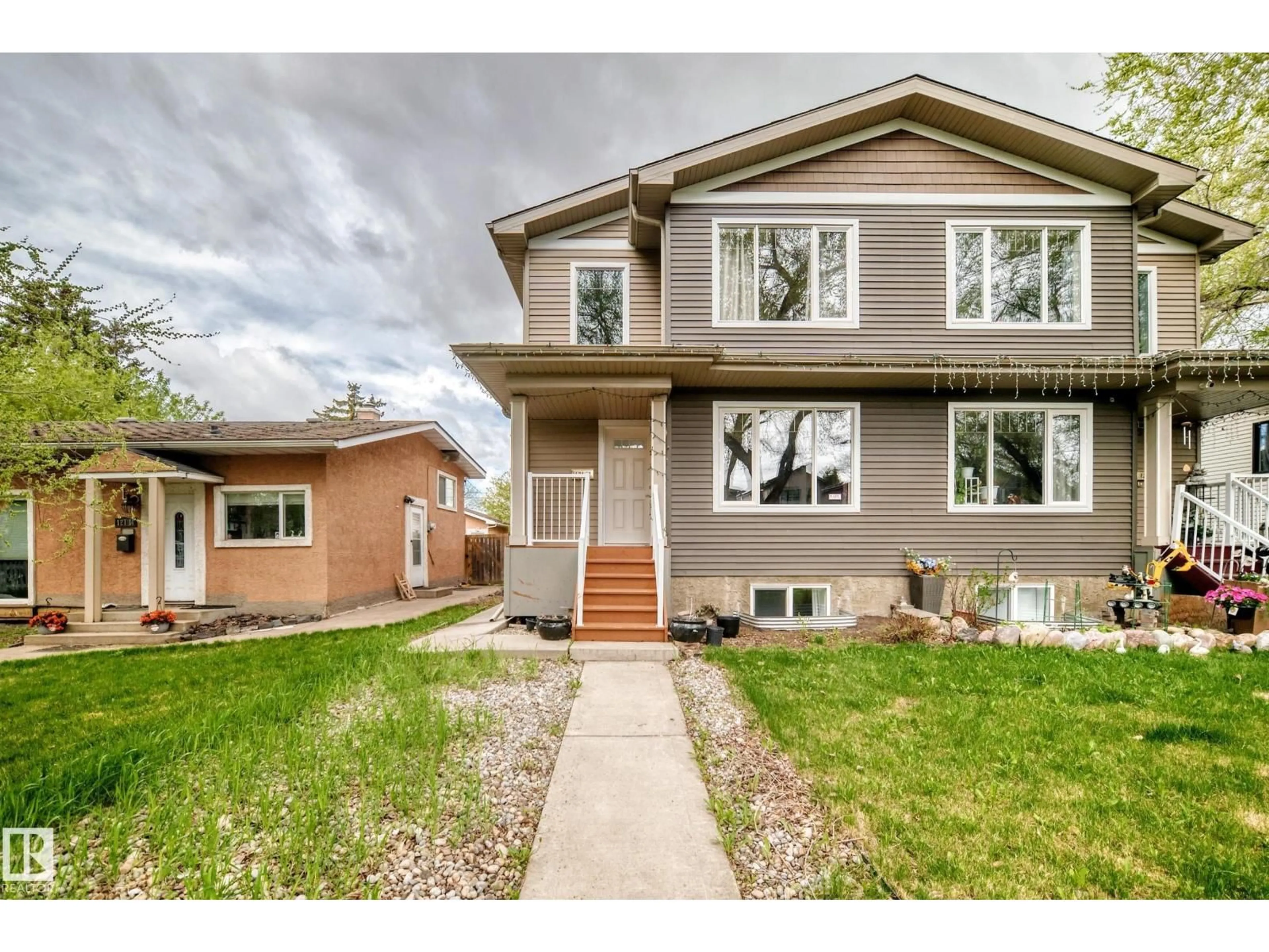 Home with brick exterior material, street for NW - 12118 125 ST, Edmonton Alberta T5L0S6