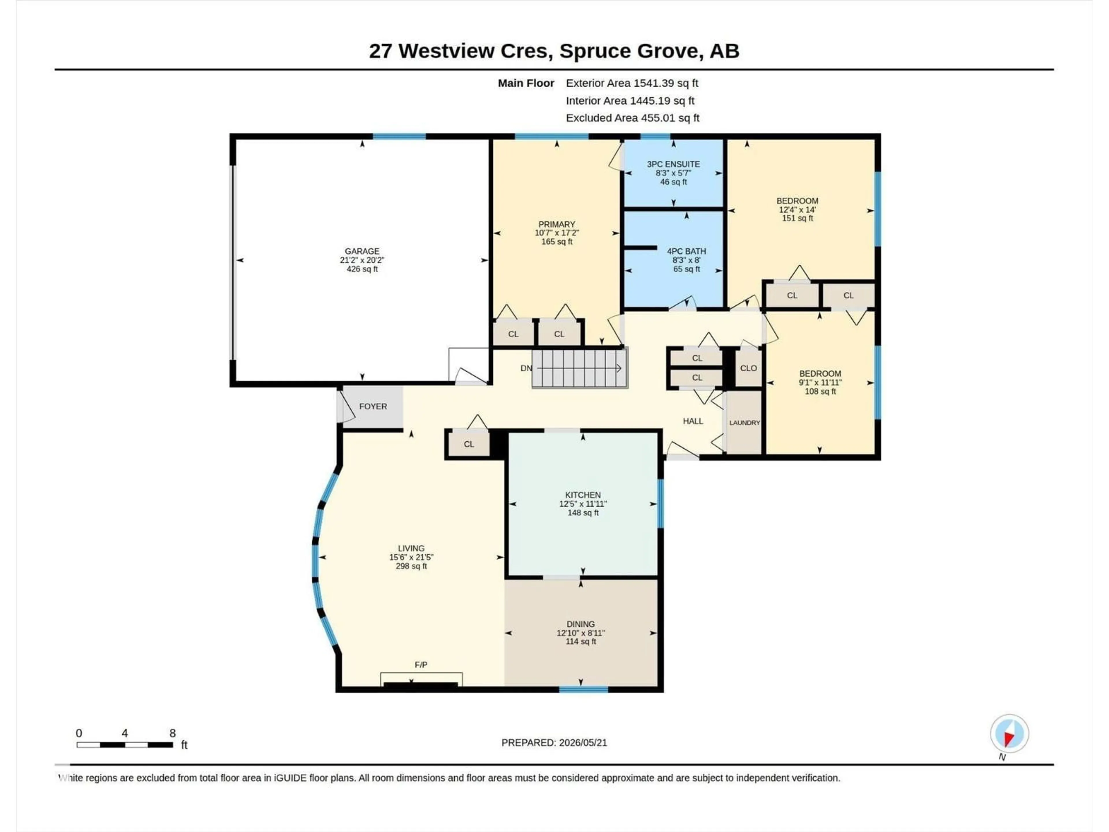 Floor plan for 27 WESTVIEW CR, Spruce Grove Alberta T7X1L2