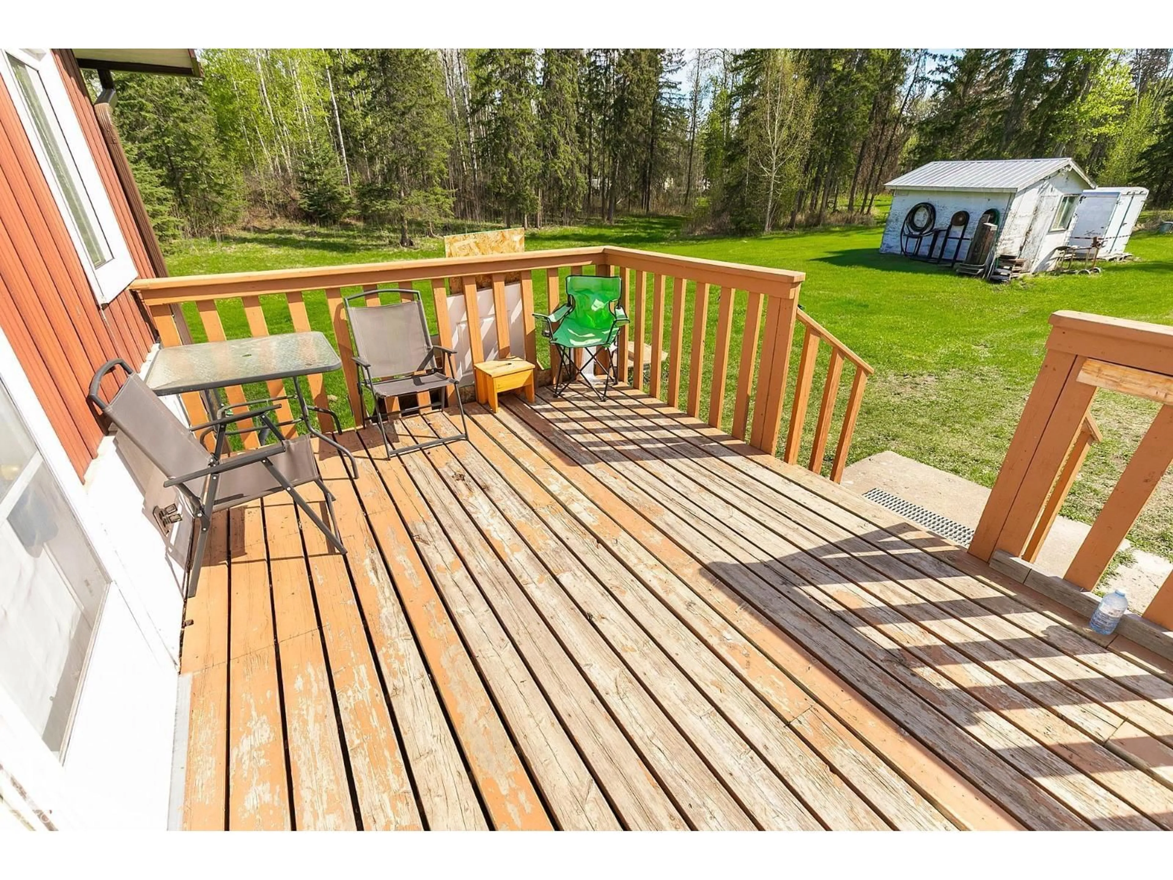 Patio, forest/trees view for 2322 TWP ROAD 540, Rural Lac Ste. Anne County Alberta T0E1V0