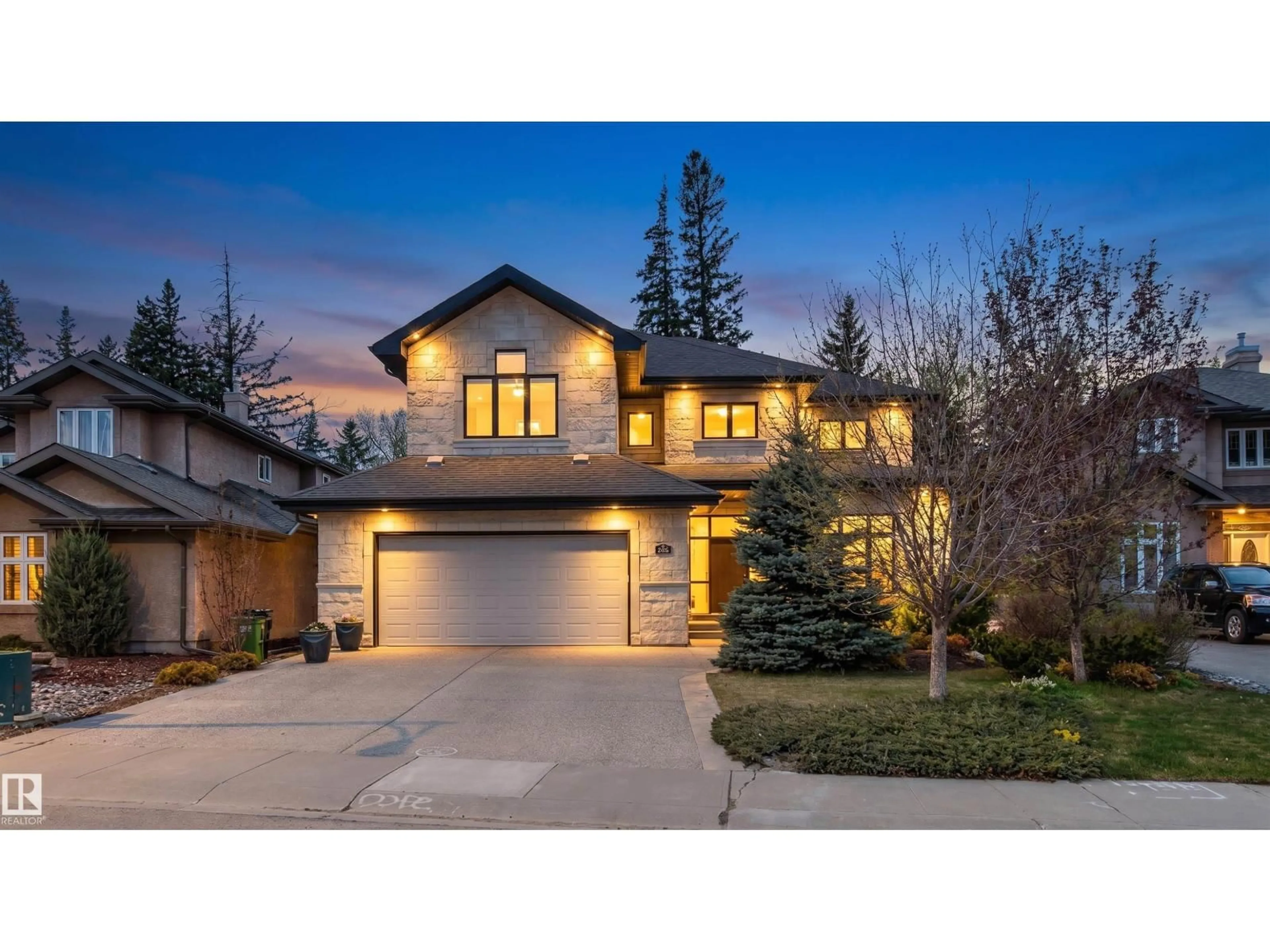 Home with brick exterior material, street for 1728 RUTHERFORD PT, Edmonton Alberta T6W1J6