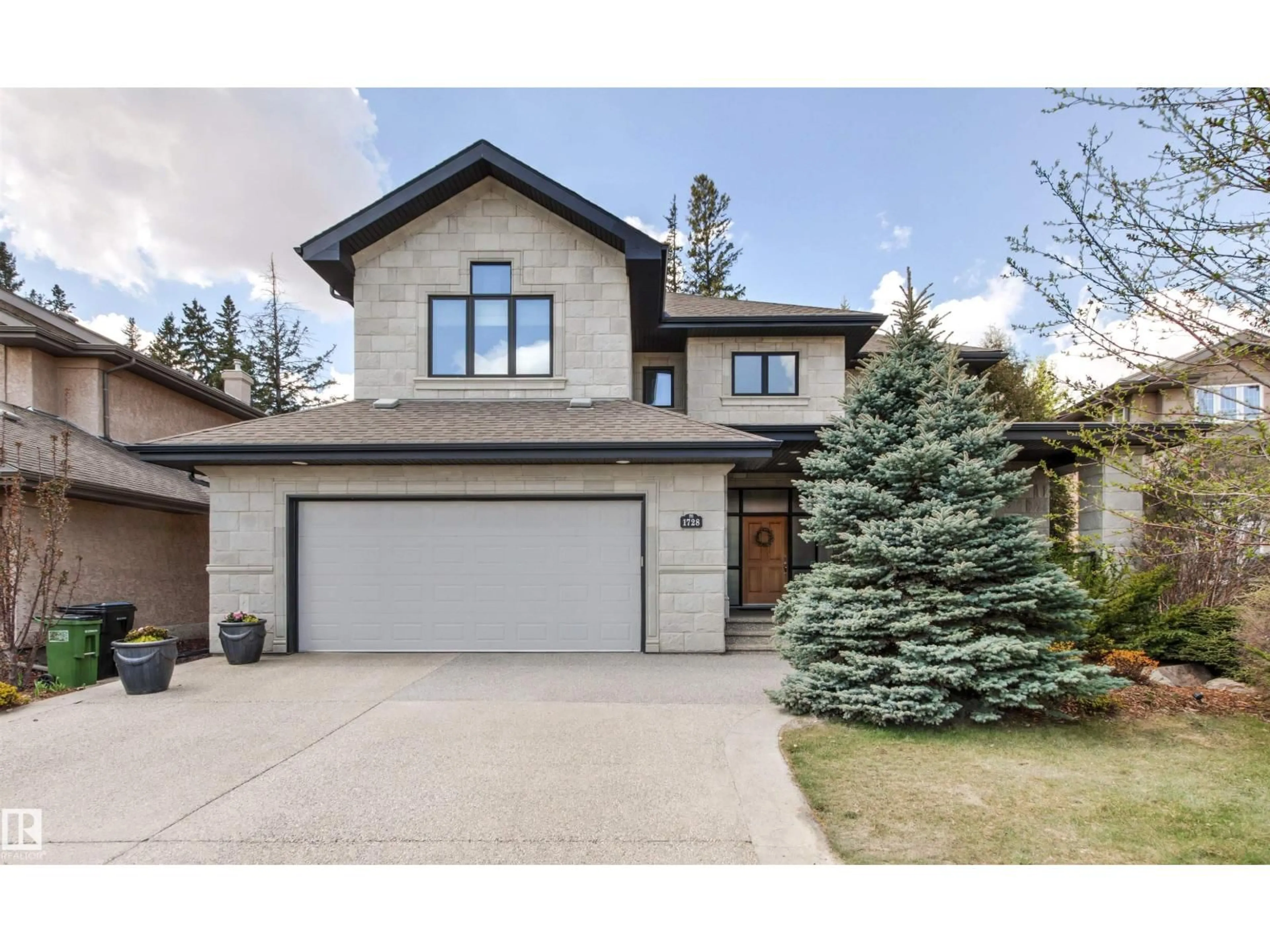 Home with brick exterior material, street for 1728 RUTHERFORD PT, Edmonton Alberta T6W1J6