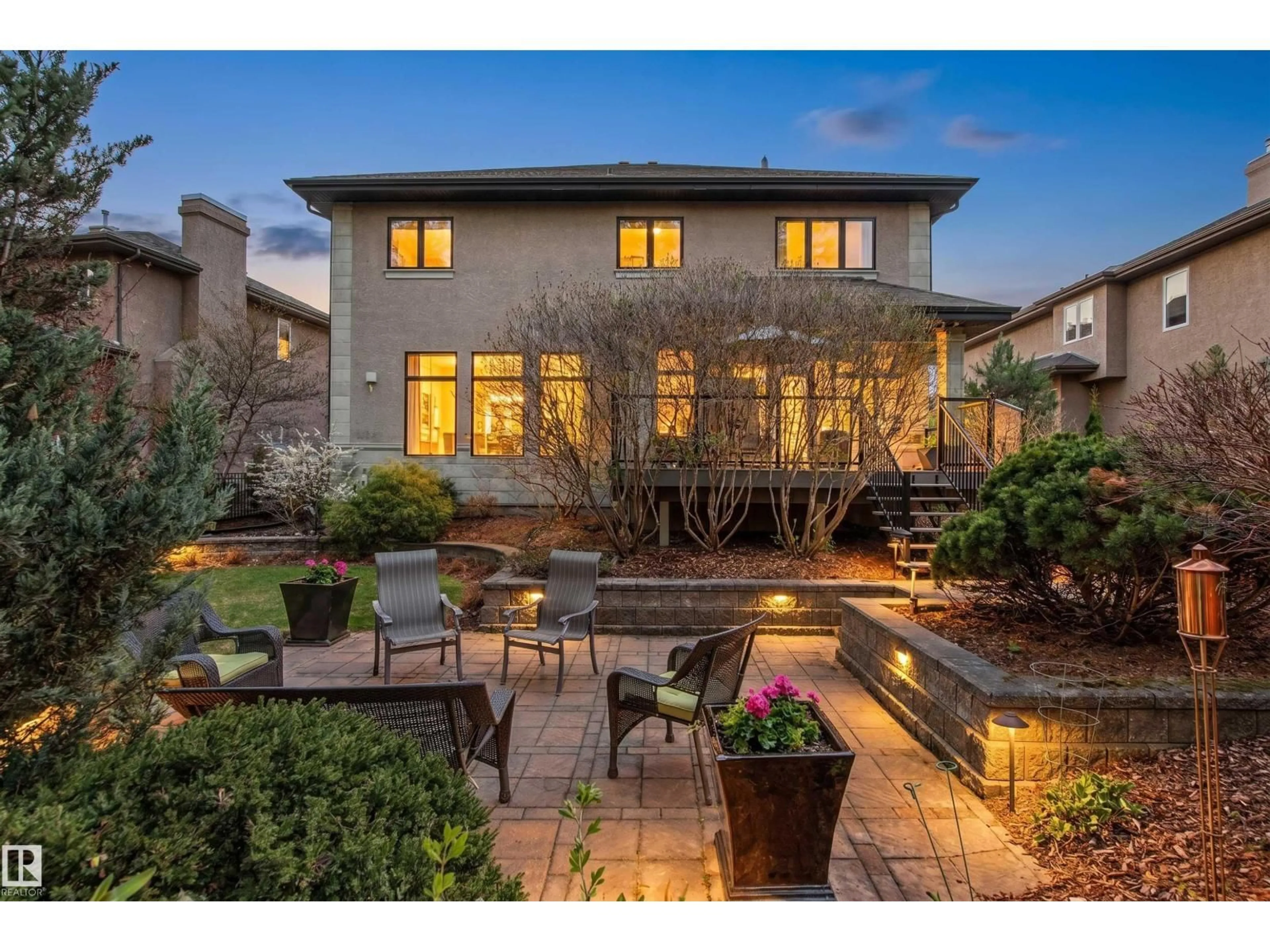 Patio, street for 1728 RUTHERFORD PT, Edmonton Alberta T6W1J6