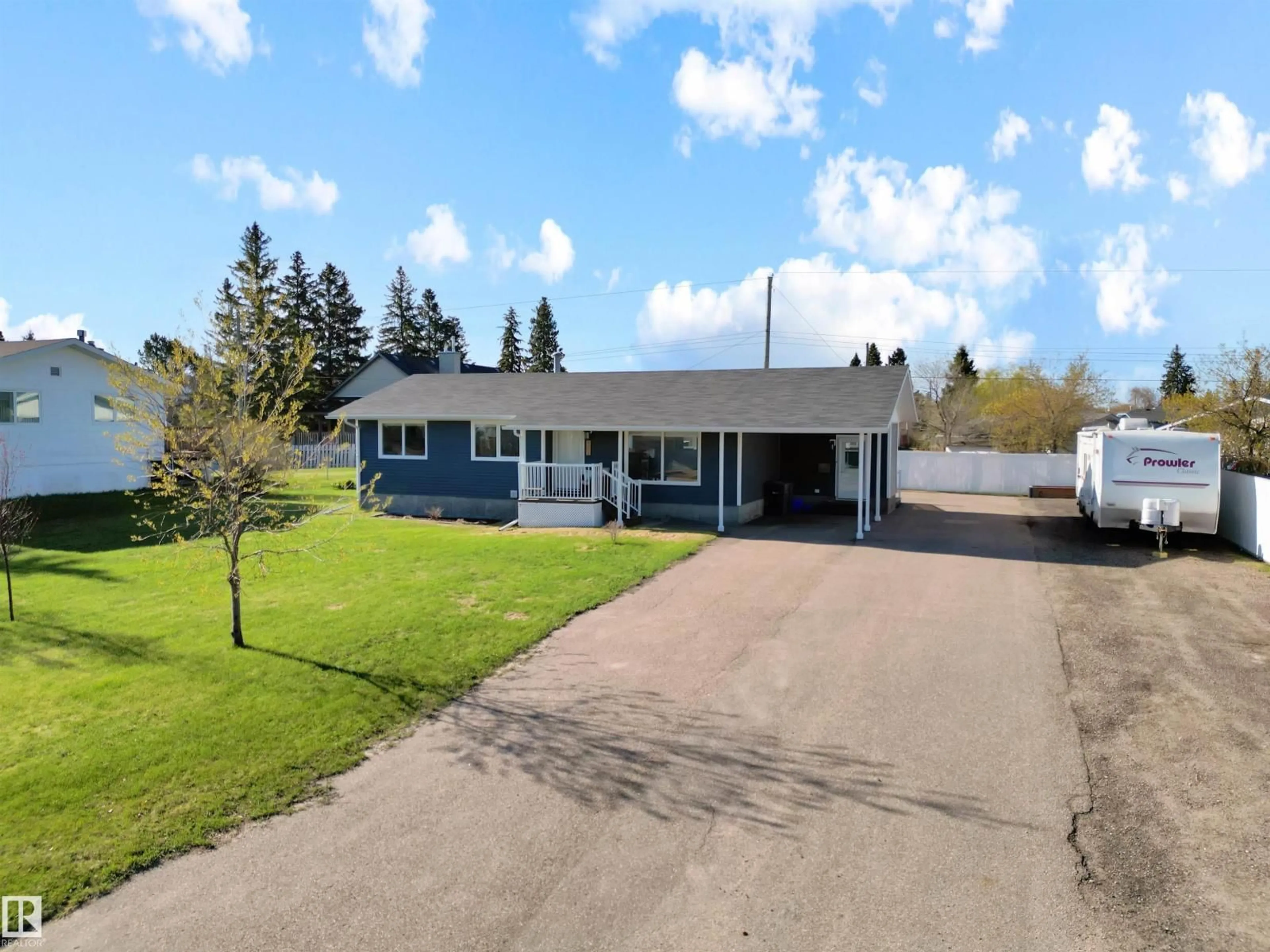 A pic from outside/outdoor area/front of a property/back of a property/a pic from drone, street for 803 12 AV, Cold Lake Alberta T9M1H6