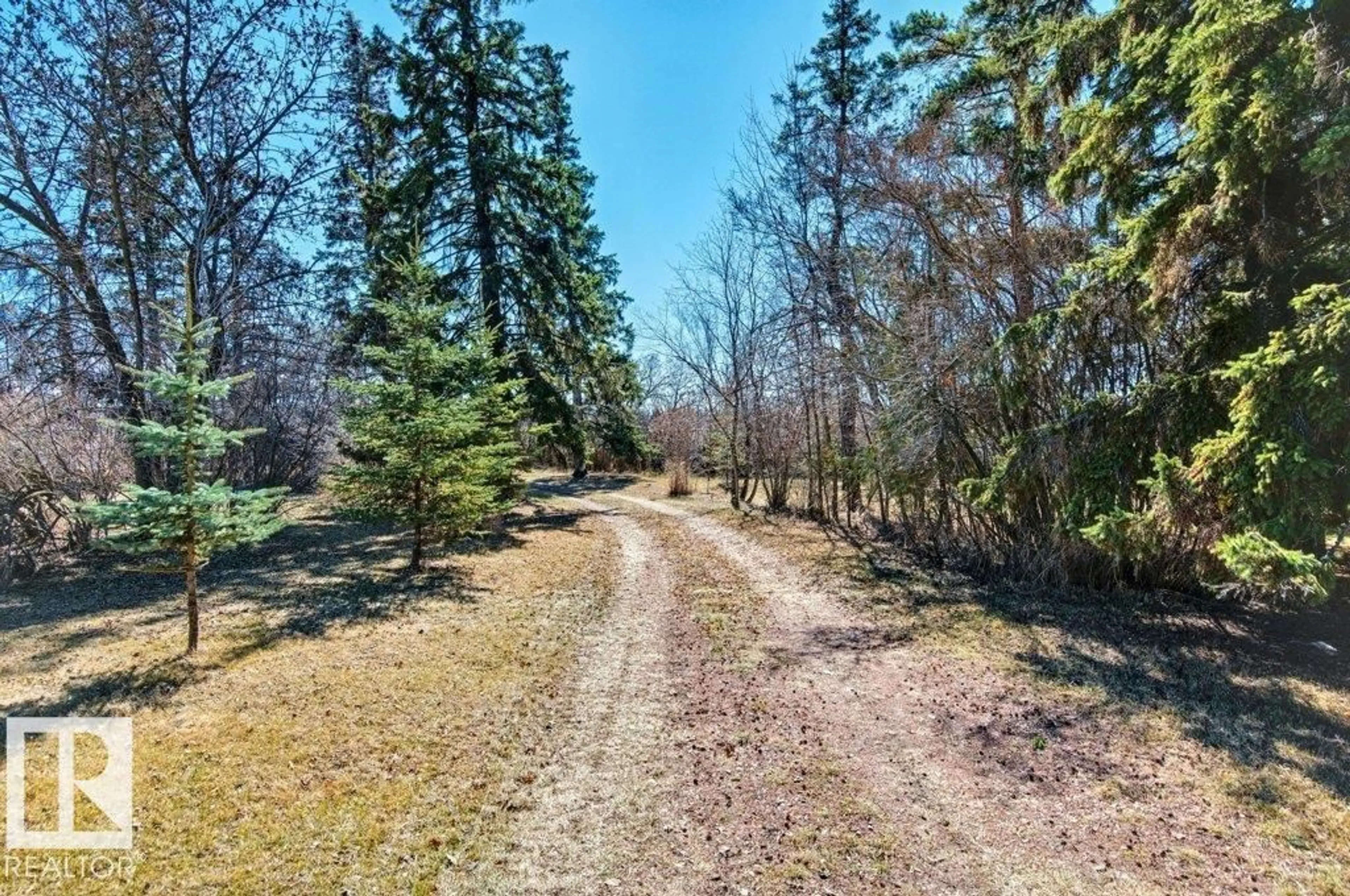 A pic from outside/outdoor area/front of a property/back of a property/a pic from drone, forest/trees view for 6201 HWY 831, Rural Lamont County Alberta T0B2R0