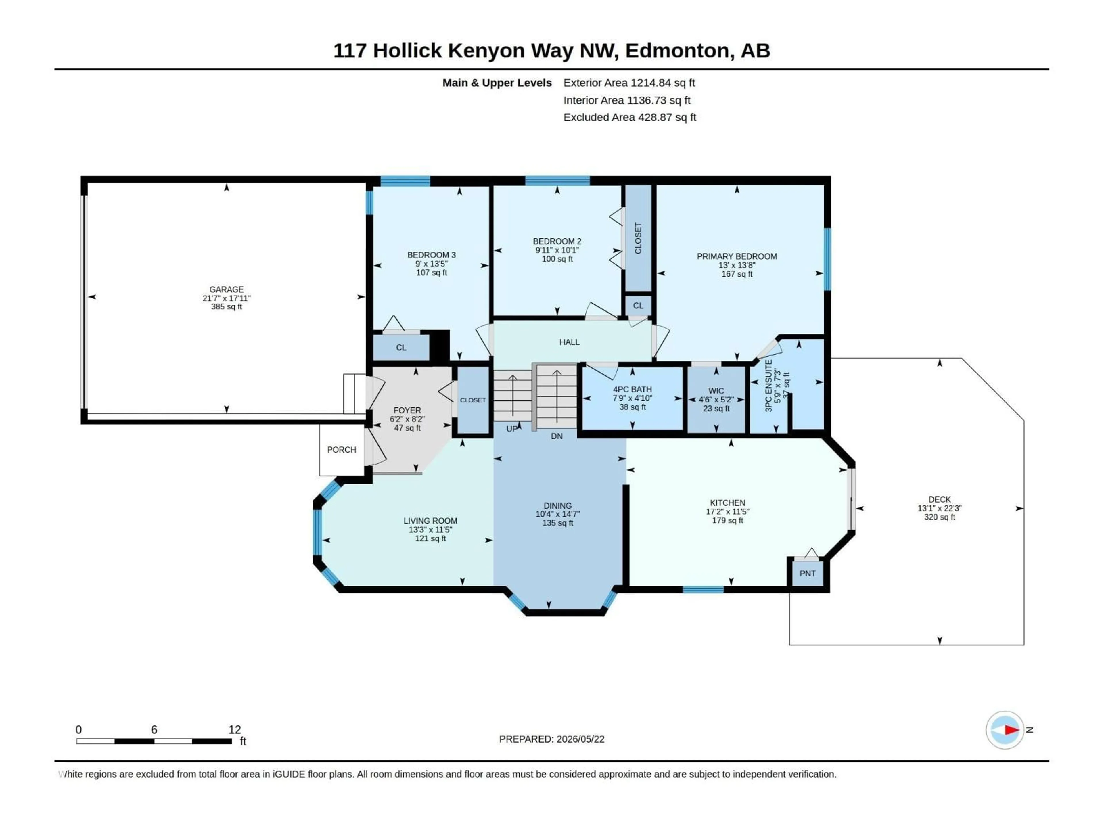 Floor plan for 117 HOLLICK-KENYON WY, Edmonton Alberta T5Y2T4