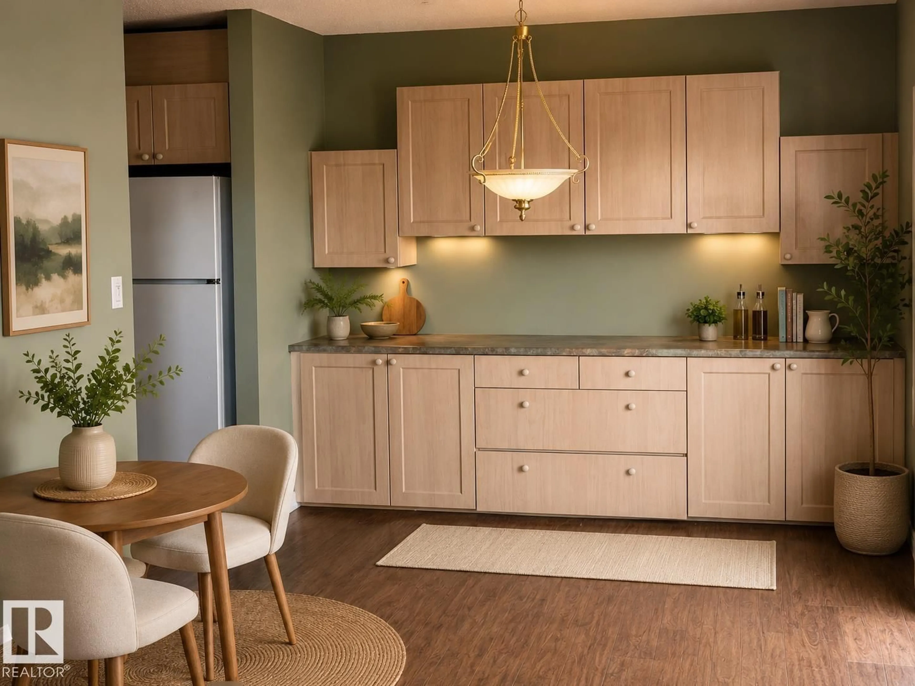 Open concept kitchen, unknown for #219 - 9535 176 ST, Edmonton Alberta T5T6C8
